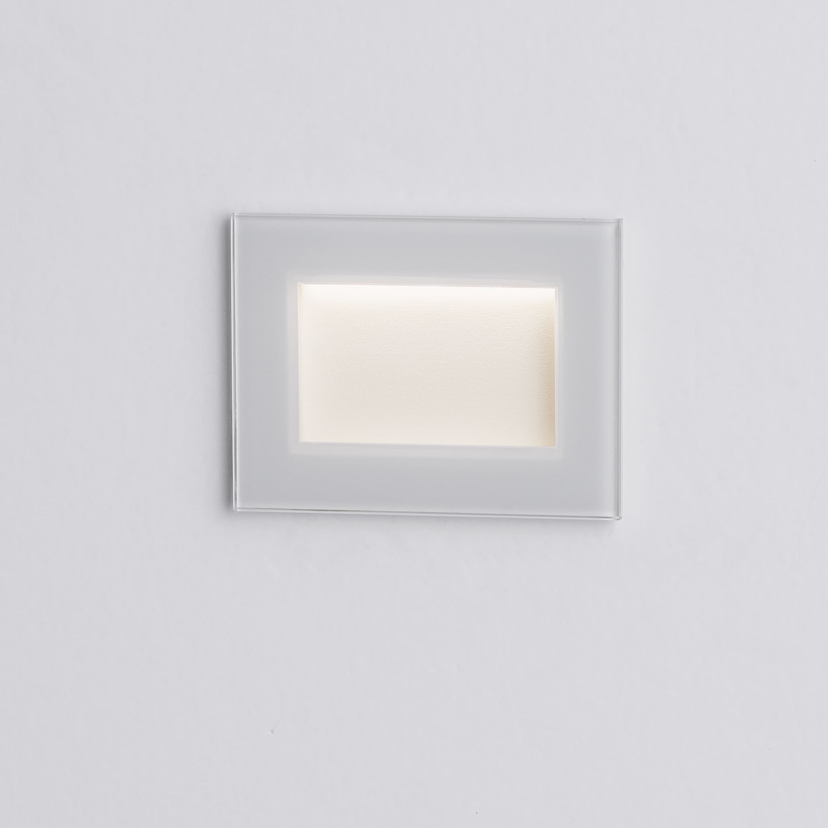 Nova Luce Olin - applique encastrée - 10,2 x 7,8 x 5,8 cm - 3W LED inclus - IP65 - blanc sablé