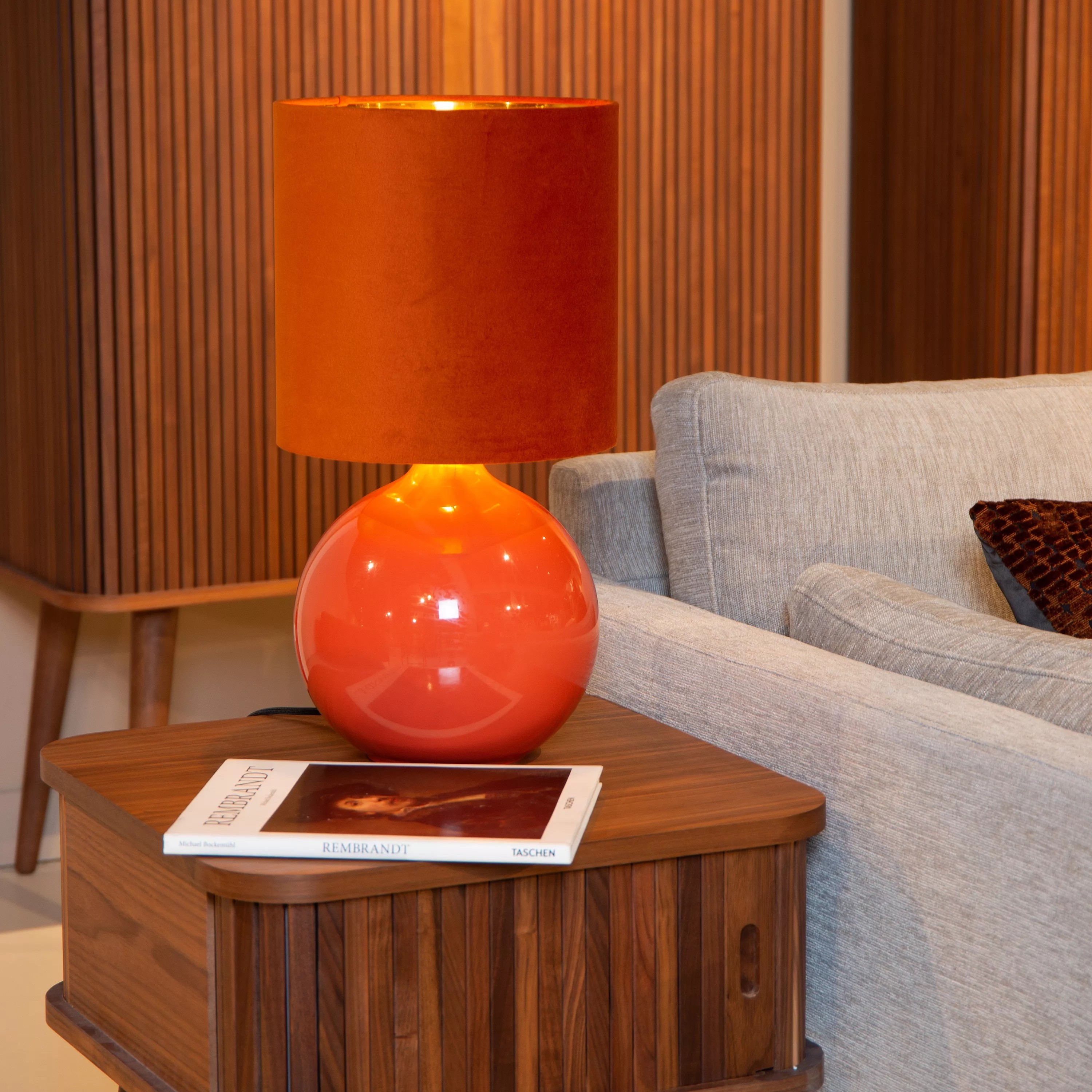 Lucide Esterad - lampe à poser - Ø ,5 cm - orange