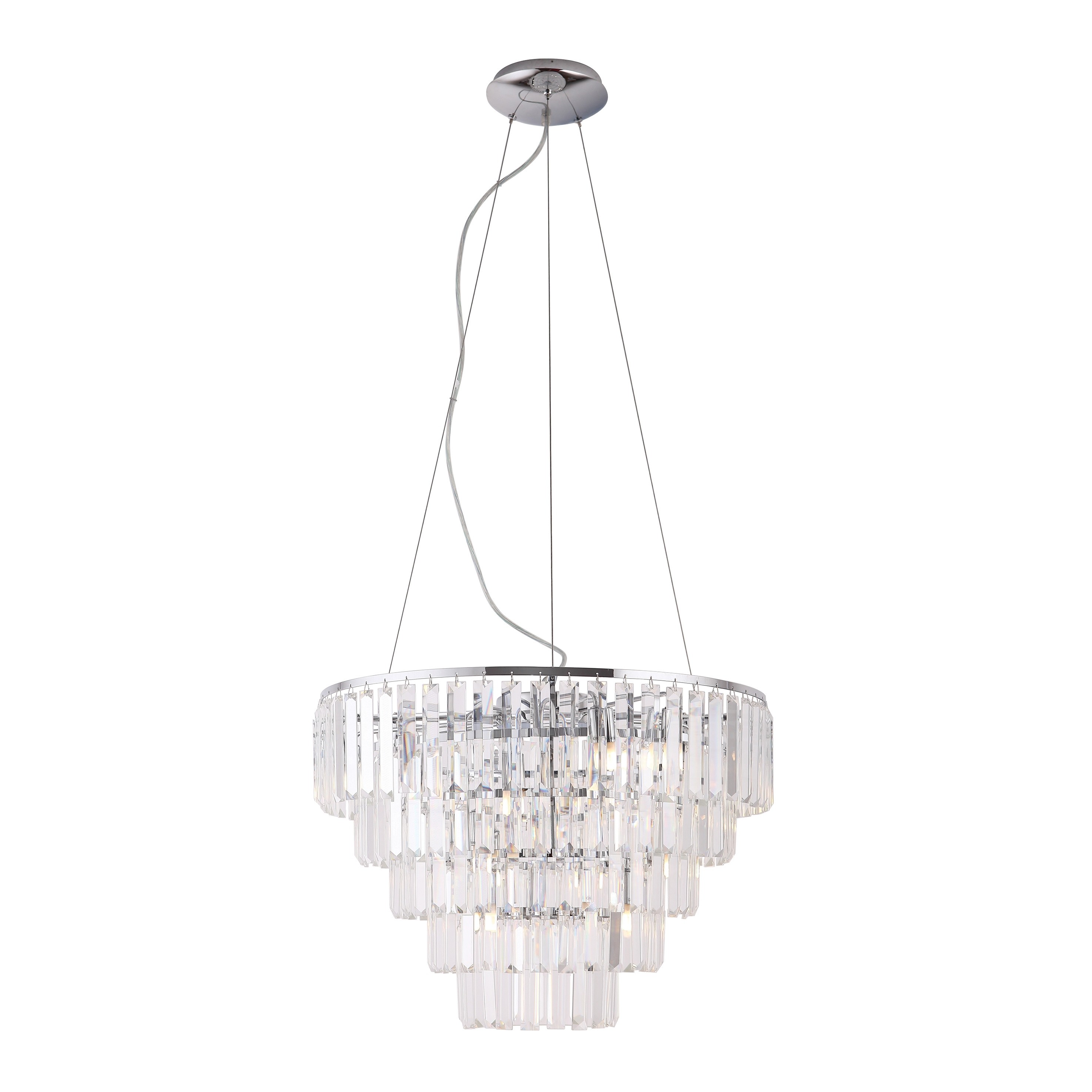 Maxlight Monaco - lampe suspendue - Ø cm - chrome