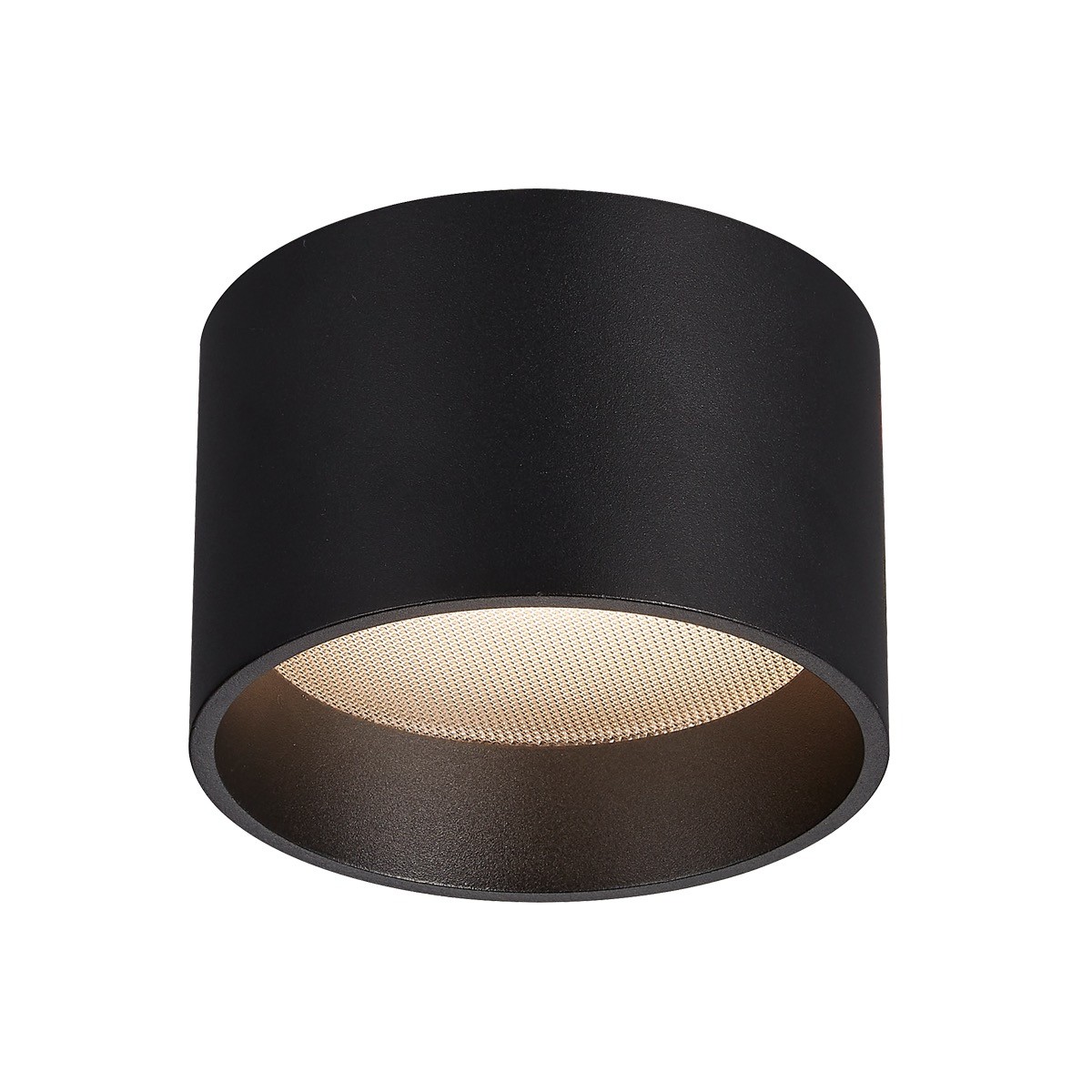 VK Lighting Mos - plafonnier extérieur - Ø ,5 cm - LED 12W incluse - IP44 - noir