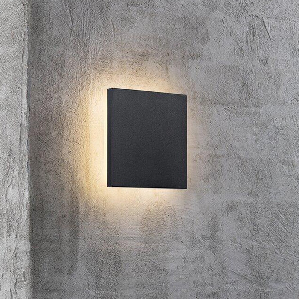 Nordlux Artego - applique murale extérieure - x - 8W LED inclus - IP54 - noir