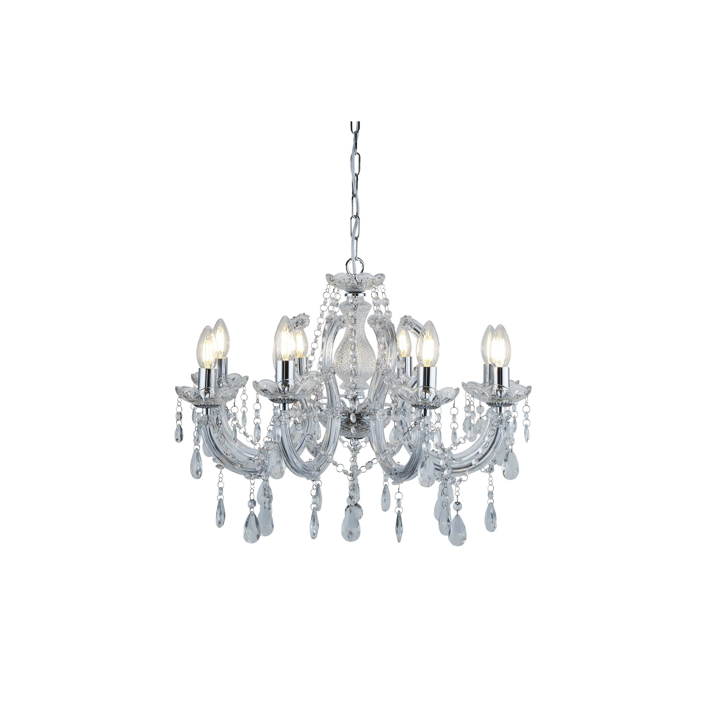 Searchlight Marie Therese - lustre - Ø cm - chrome — vue 4