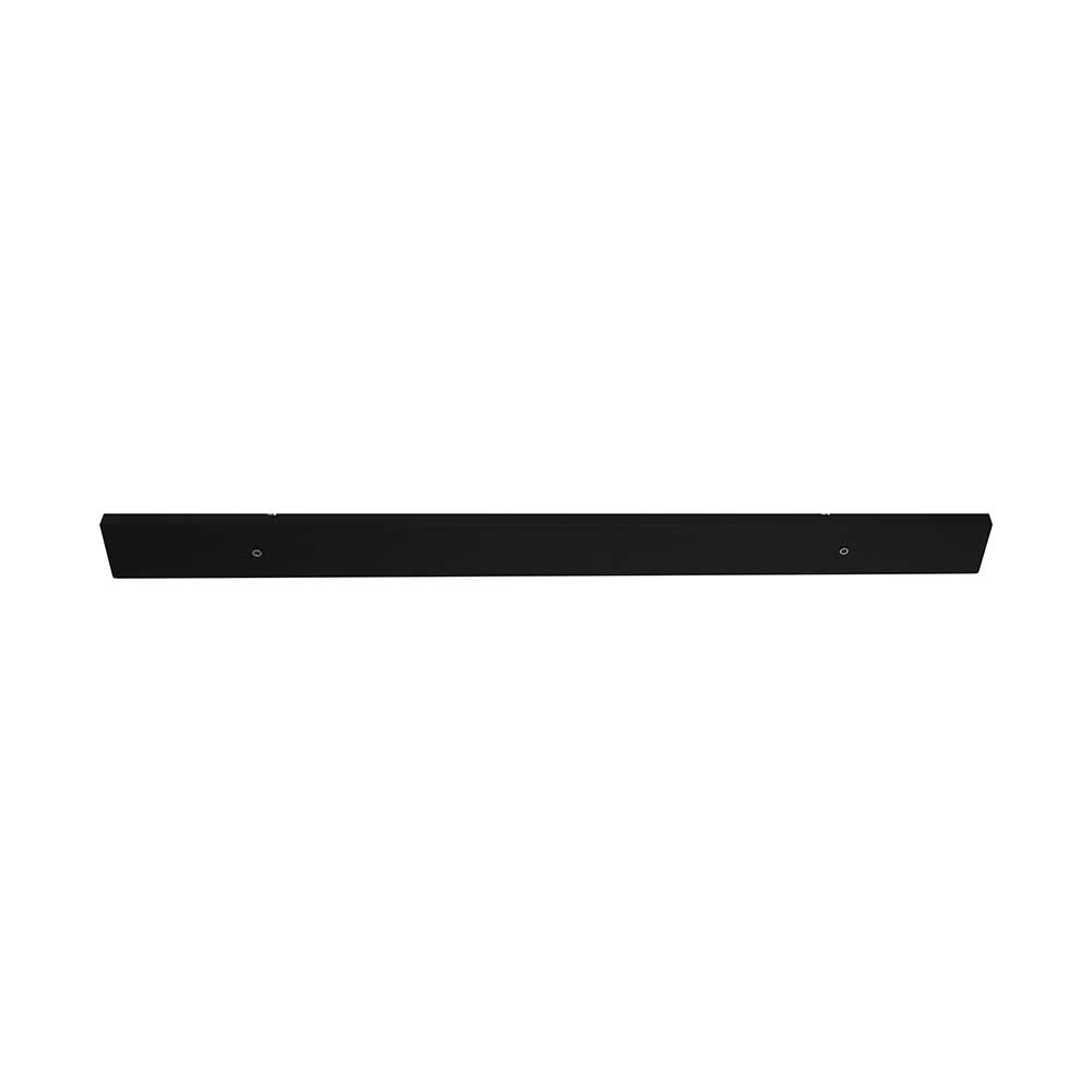 Artdelight Balk - Plaque de plafond pour 2 lampes suspendues - ,5 x 3 cm - noir