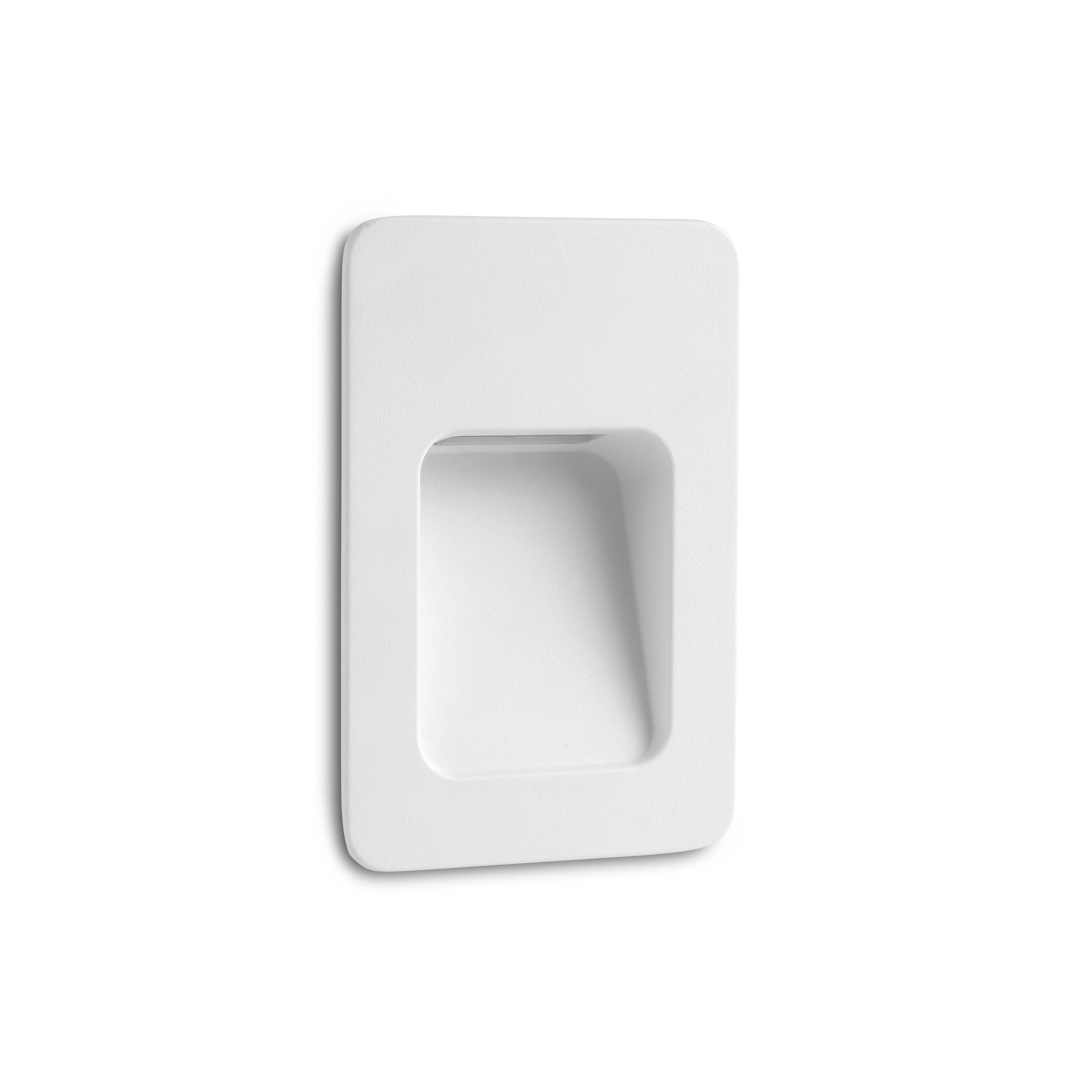 Faro Nase - applique encastrée - ,7 x 13,5 cm - 3W LED inclus - IP44 - blanc mat