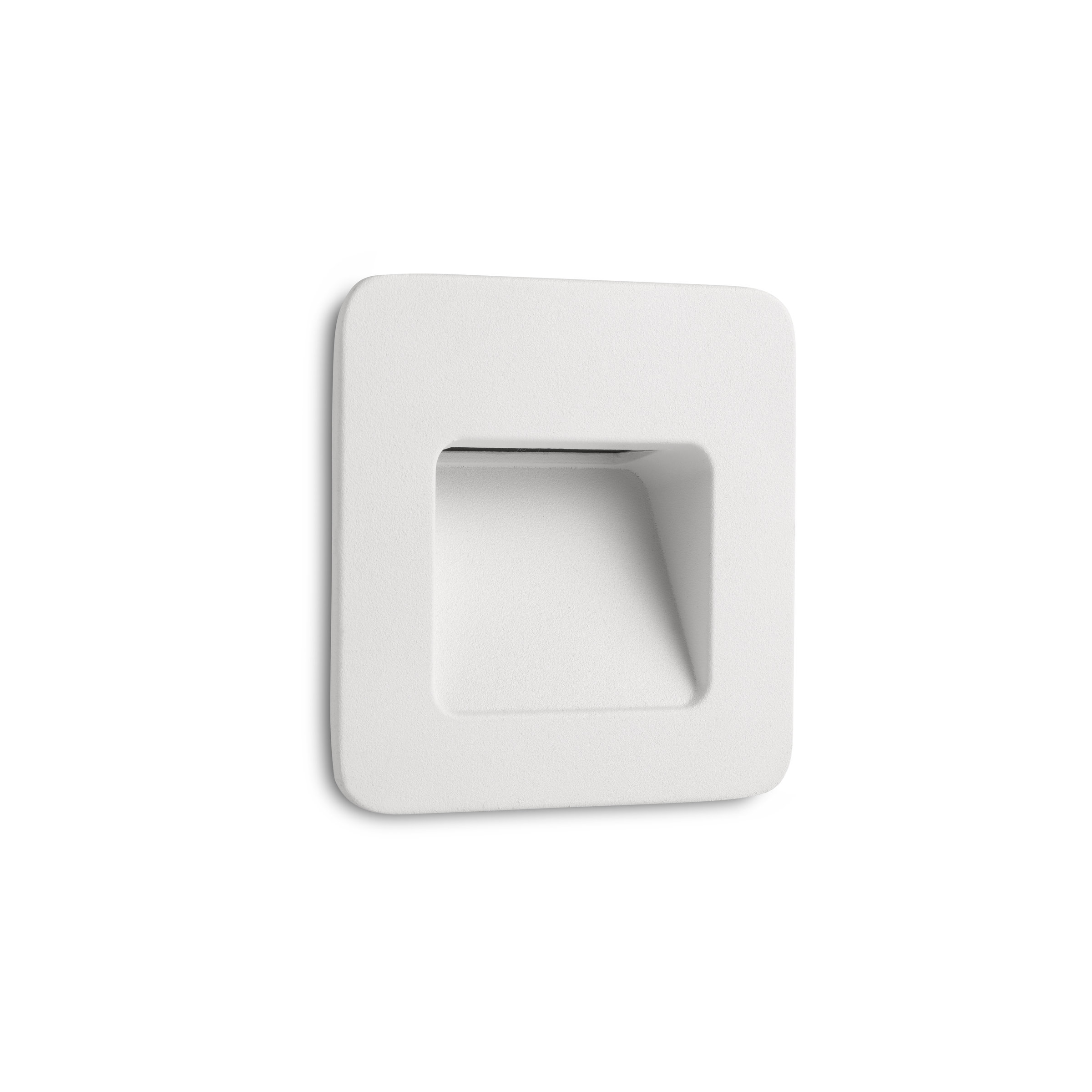 Faro Nase - applique encastrée - 9,4 x 5,7 x 9,4 cm - 2,9W LED inclus - IP44 - blanc mat