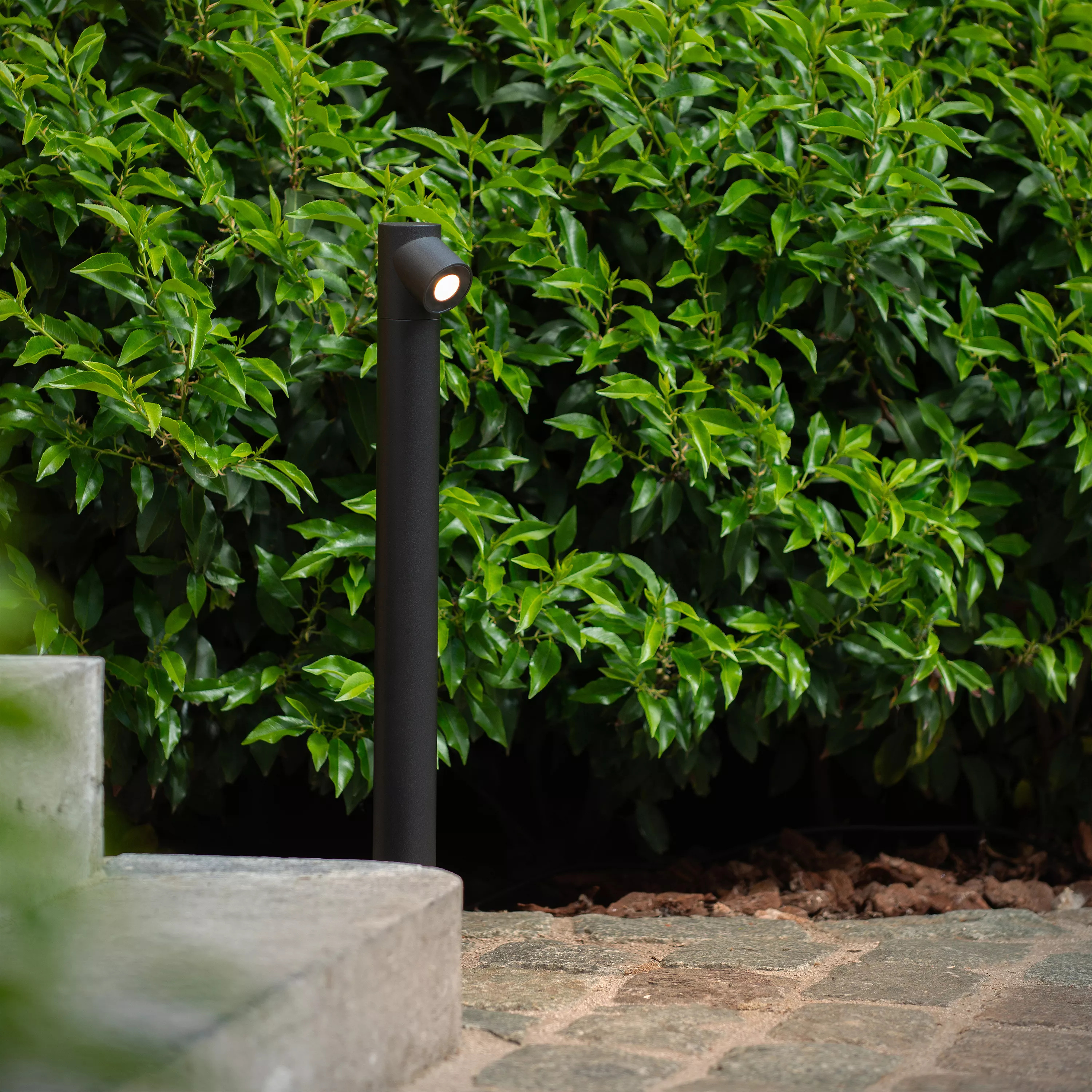 Lucide Ibamba - lampe de jardin - ,3 x - 6W LED inclus - IP65 - noir