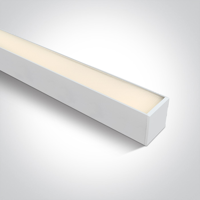 ONE Light LED Linear Profiles - système linéaire - ,5 x 7,5 cm - intensité lumineuse réglable 30W/40W/50W LED inclus - blanc - couleur de lumière réglable