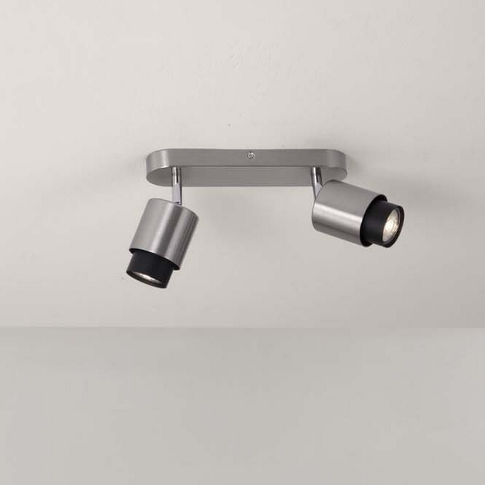 Nova Luce Ison - spot en saillie 2L - x - nickel satiné