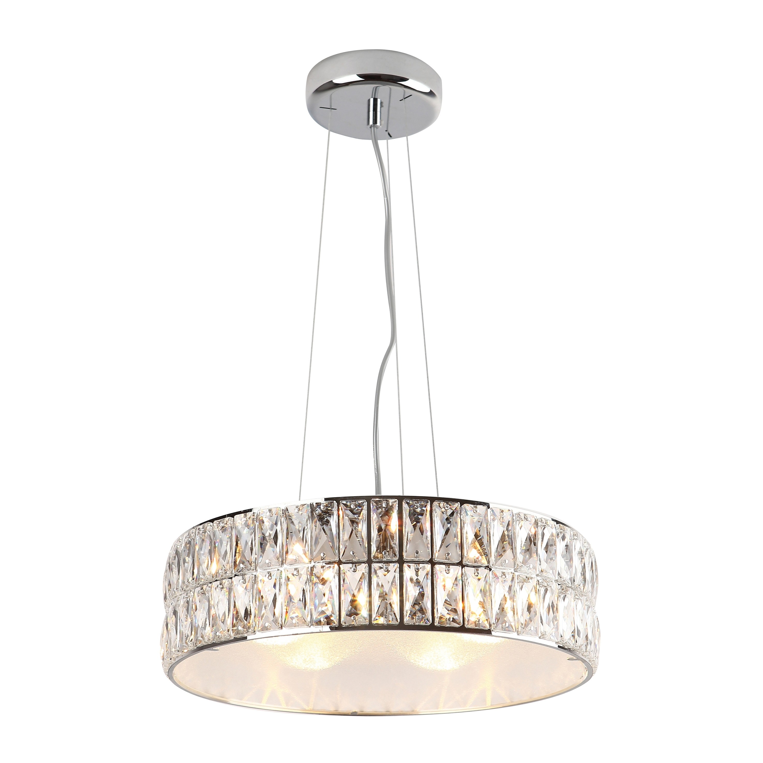 Maxlight Diamante - lampe suspendue - Ø cm - chrome