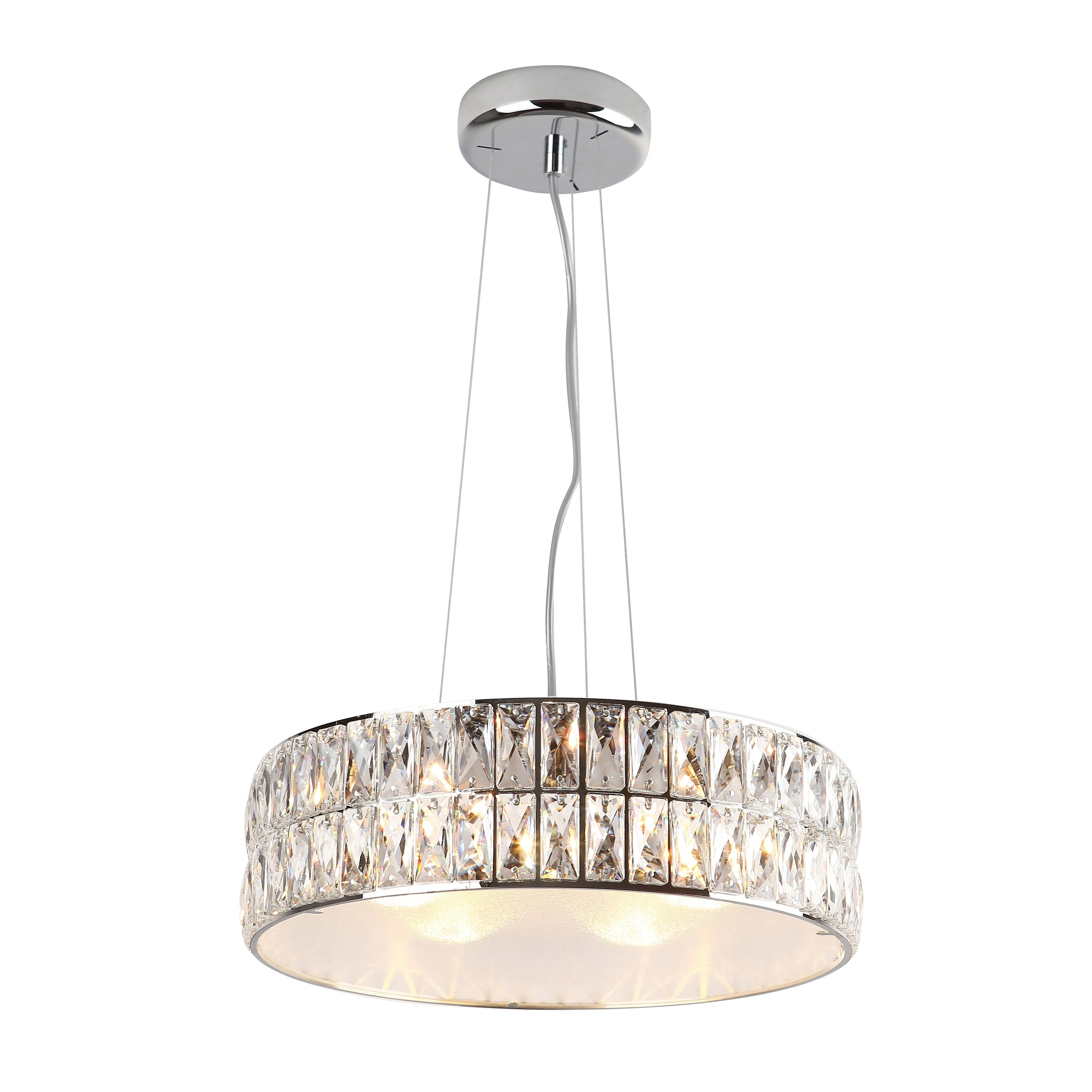 Maxlight Diamante - lampe suspendue - Ø cm - chrome
