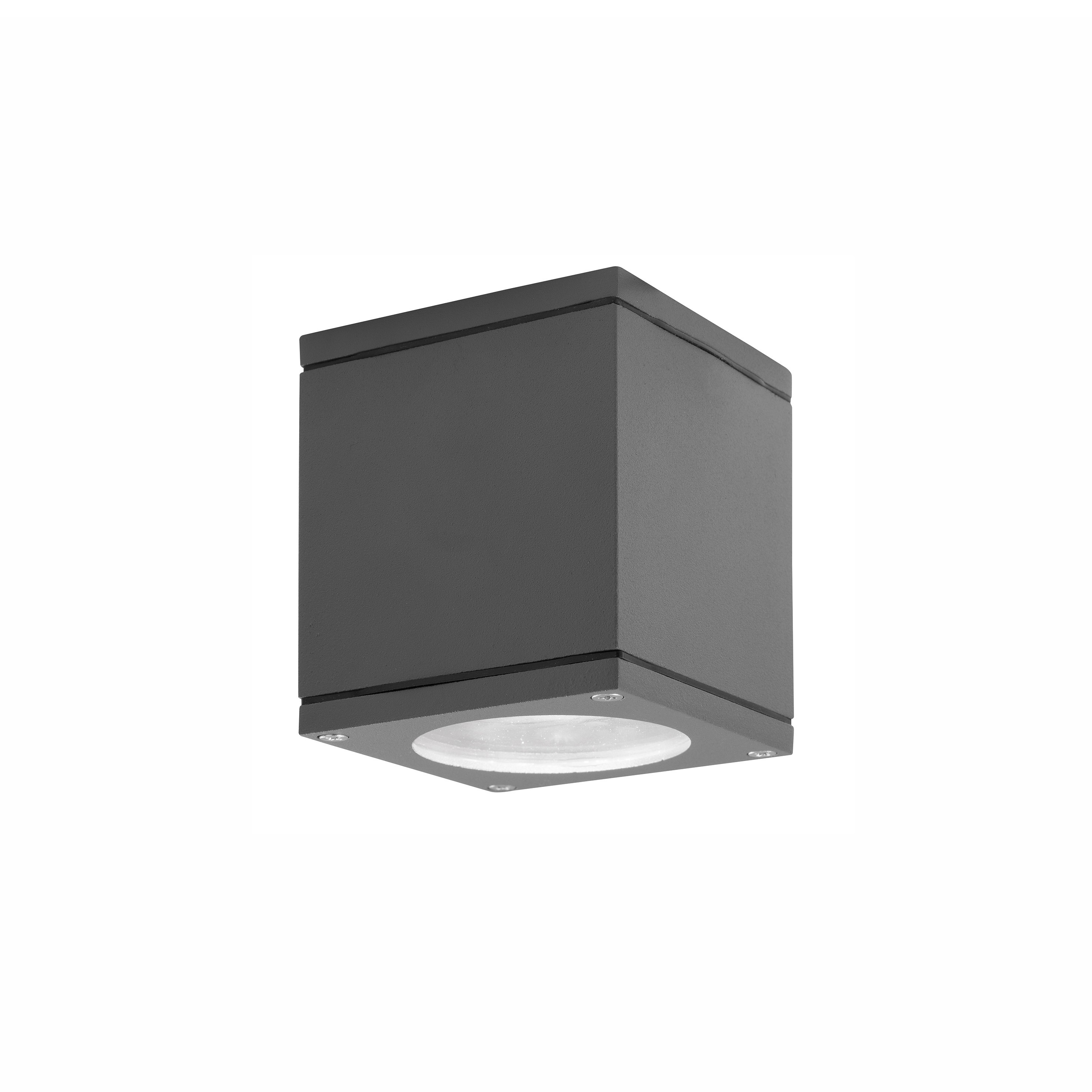 Nova Luce Cerise - plafonnier d"extérieur - 8,6 x 8,6 x 9 cm - IP54 - gris foncé