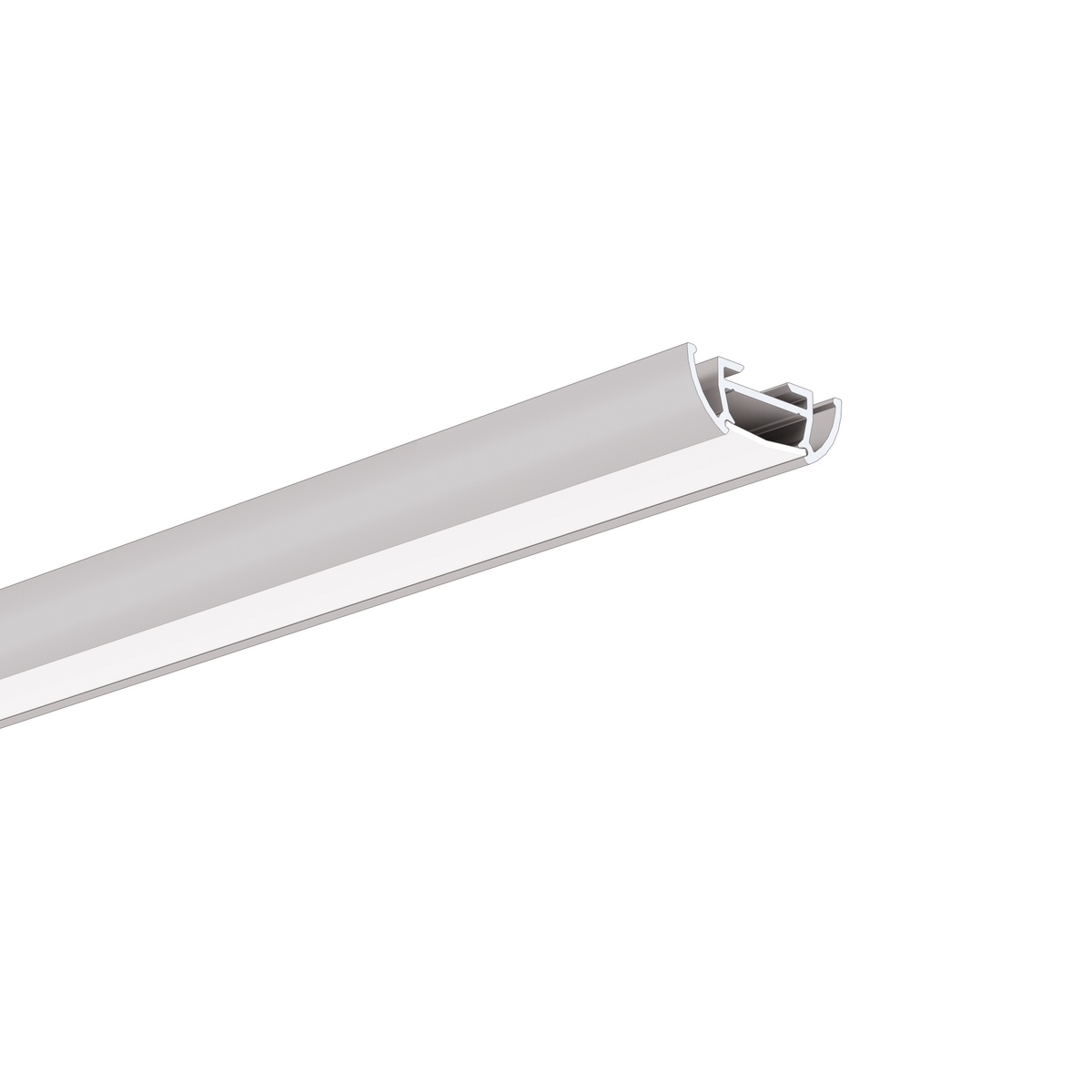KLUS TOST - Profilé LED - 2,59 x 0,9 cm - argent anodisé