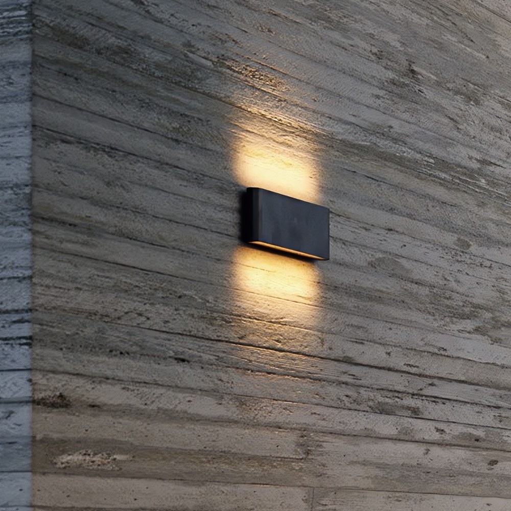 Nordlux Kinver 26 - applique murale extérieure - x 3,3 cm - 10W LED inclus - IP54 - noir
