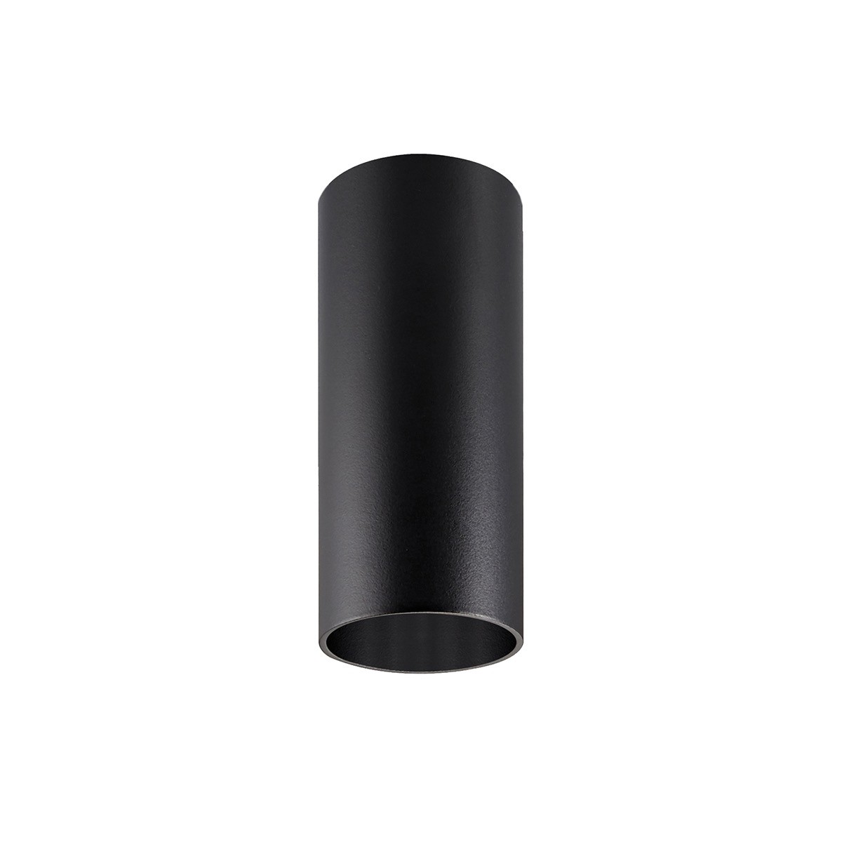 VK Lighting Koroidia - spot en saillie - Ø 5,6 x 13,5 cm - noir