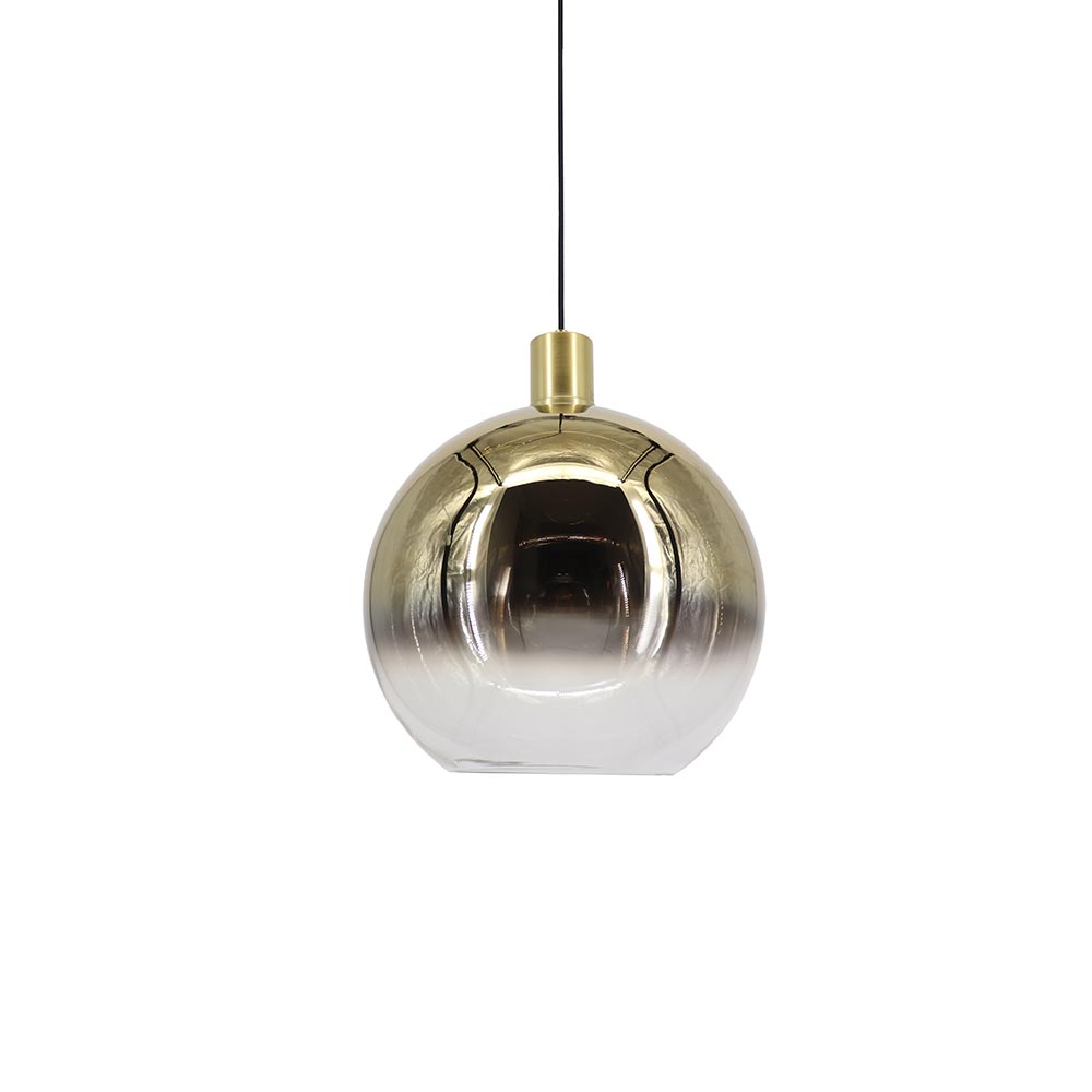 Artdelight Rosario - lampe suspendue - Ø cm - or fumé