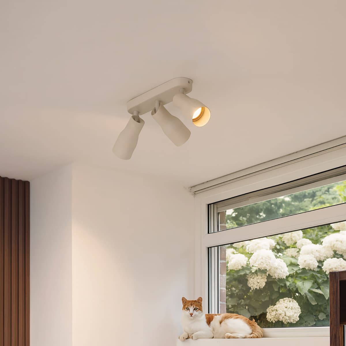 VK Lighting Iluma - applique et plafonnier - ,8 x 6 cm - beige