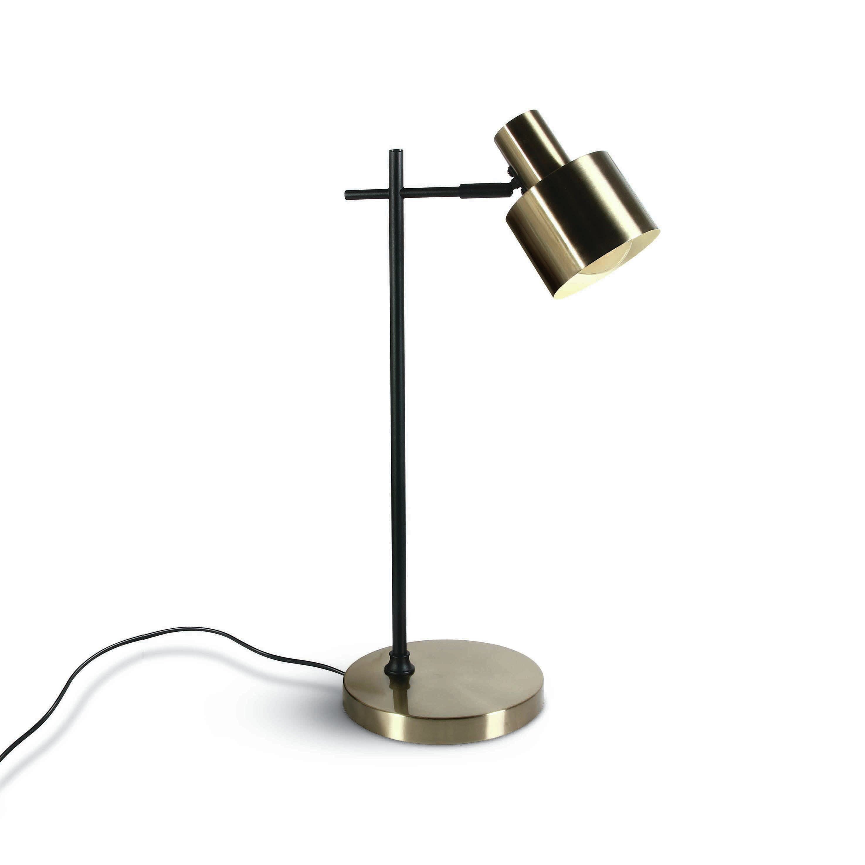 ONE Light Hotel Retro - lampe à poser - Ø cm - laiton brossé