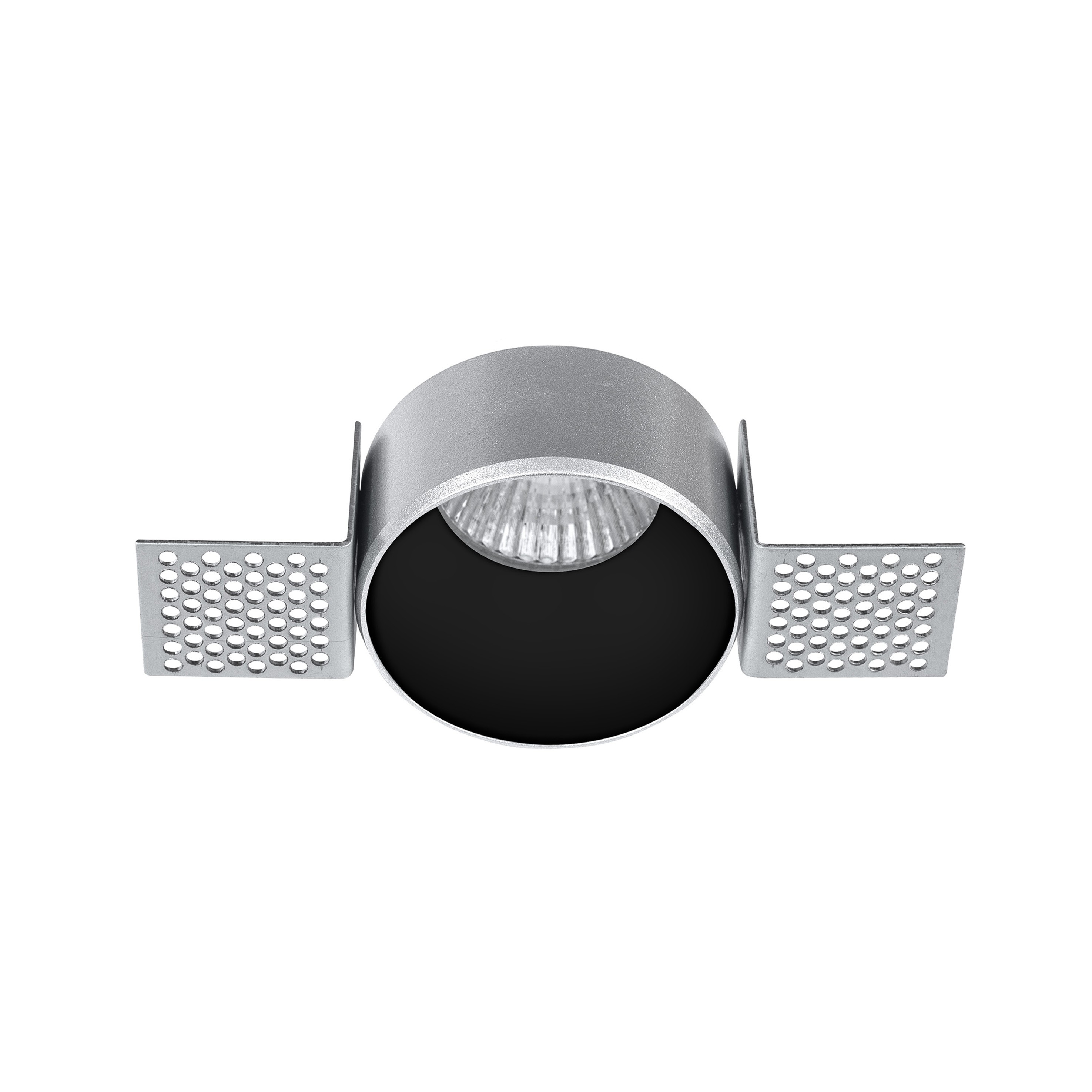 Nova Luce Brad - spot encastrable sans garniture - Ø 65 mm, Ø 72 mm encastrable - noir