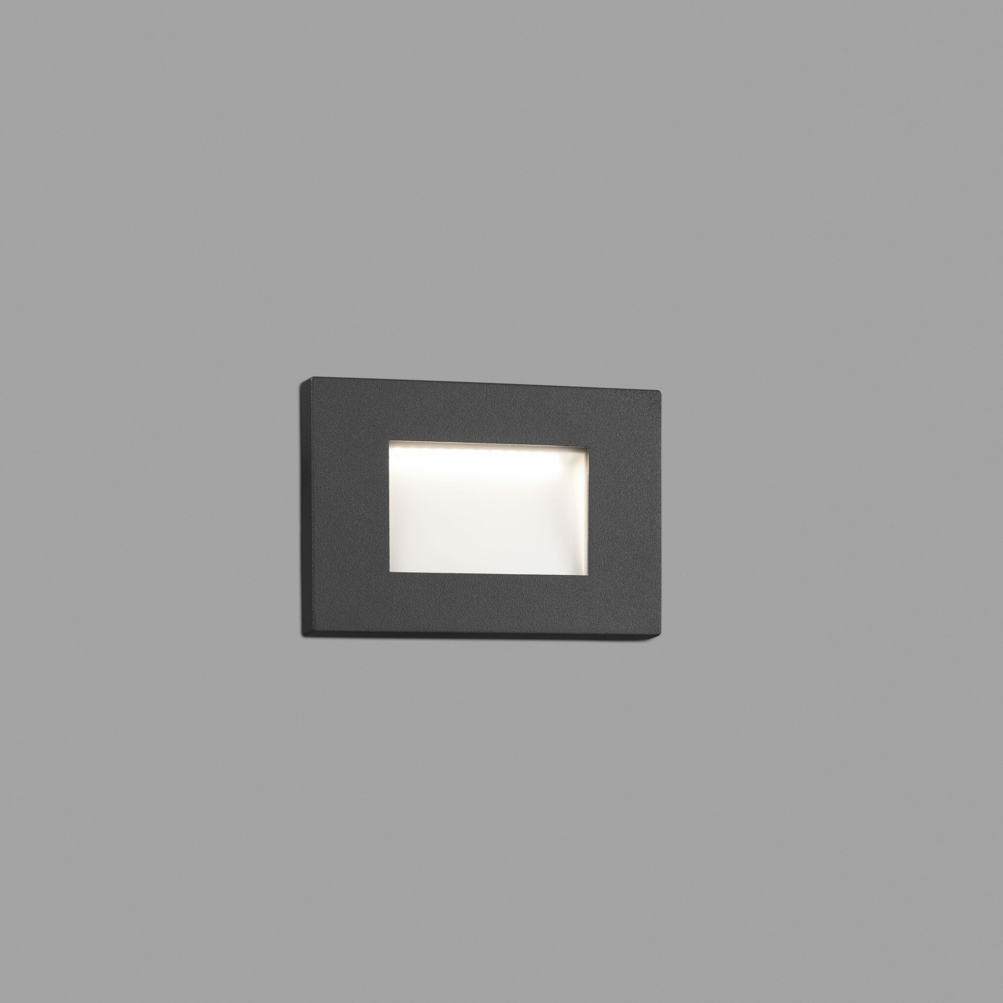 Faro Spark II - applique encastrée - 10,5 x 7,5 cm - 5W LED inclus - IP65 - gris foncé