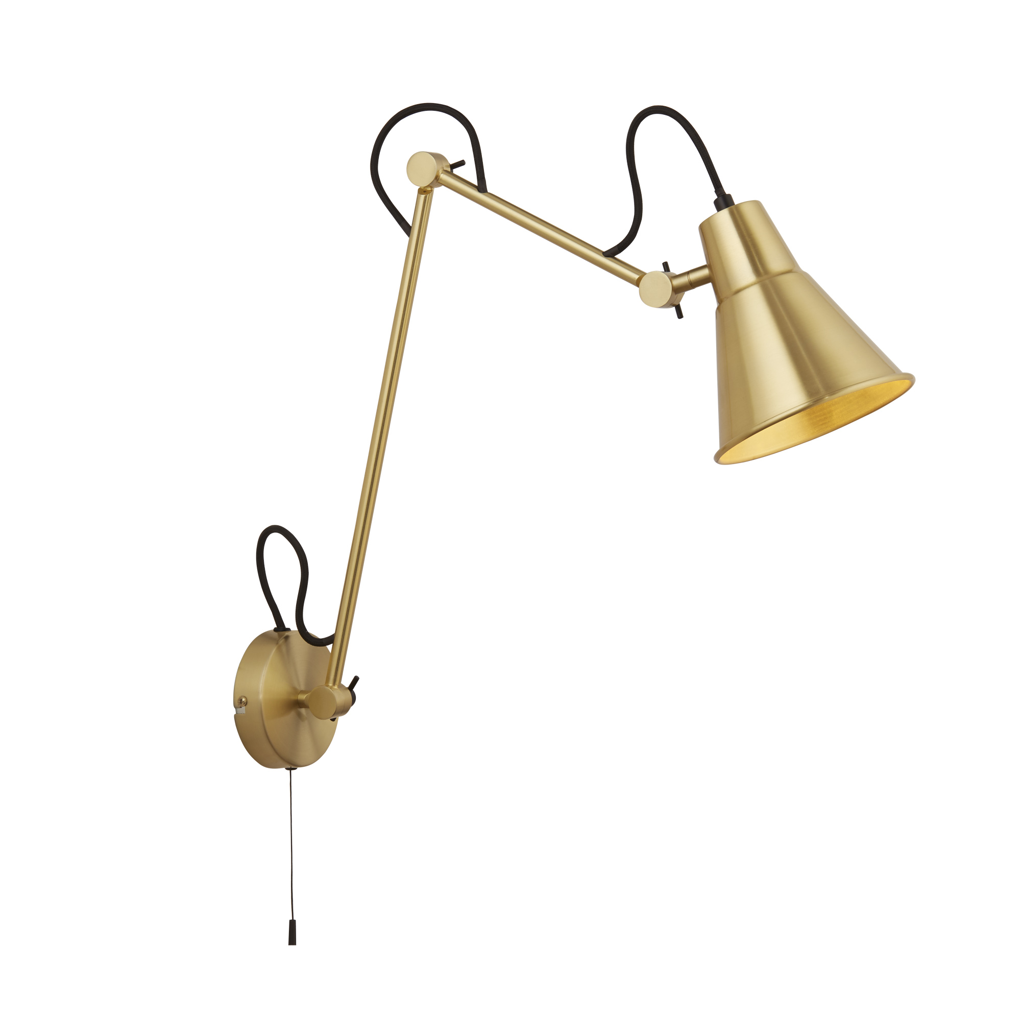 Searchlight Swing - applique murale avec interrupteur à tirette - cm - laiton