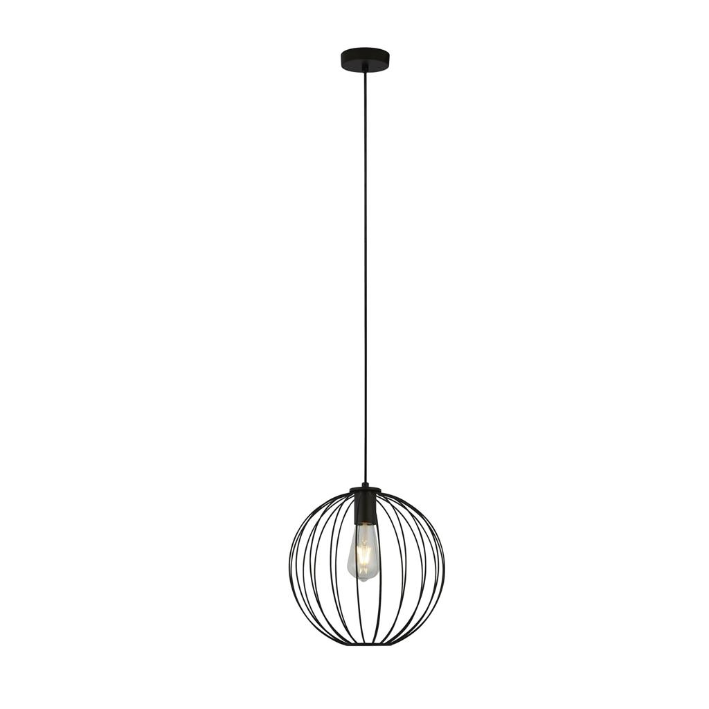 Searchlight Rondo - lampe suspendue - Ø cm - noir