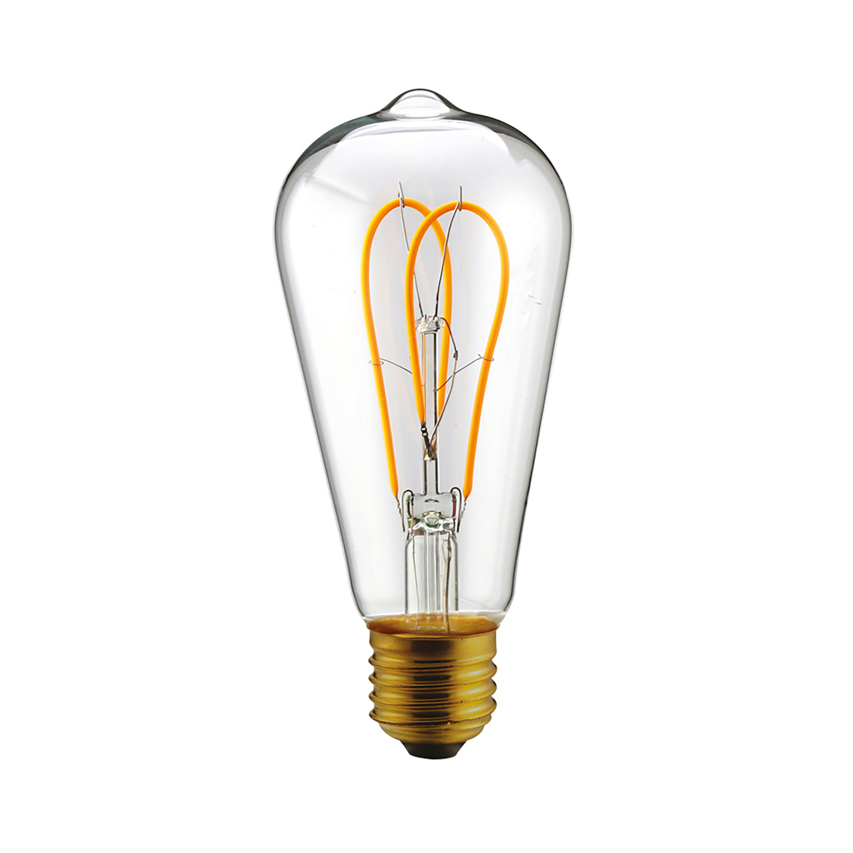 Daylight Italia LED – Ø 6,4 x 14,6 cm – E27 – 4,9W – 2200K – transparent