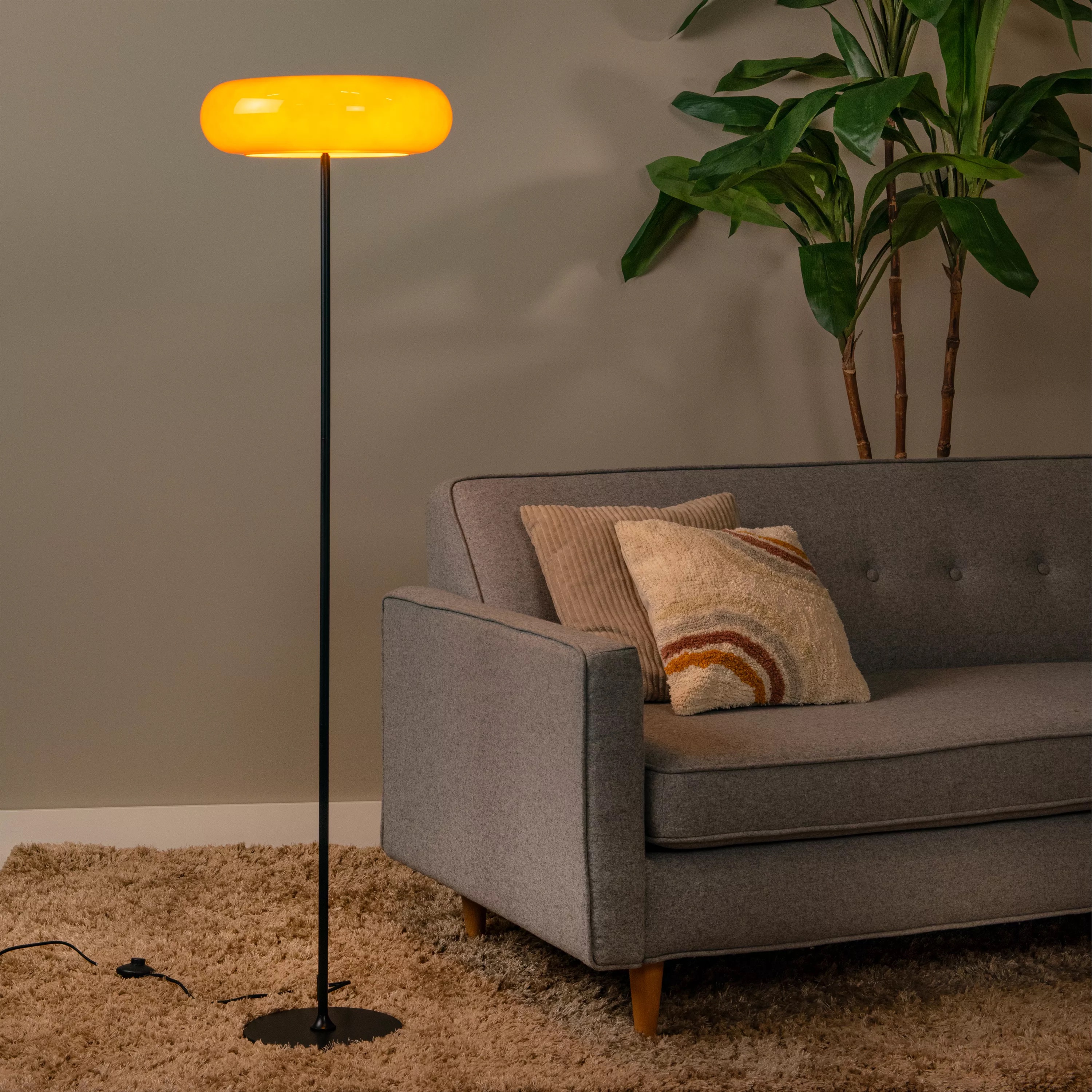 Lucide Sentino - lampadaire - Ø cm - orange
