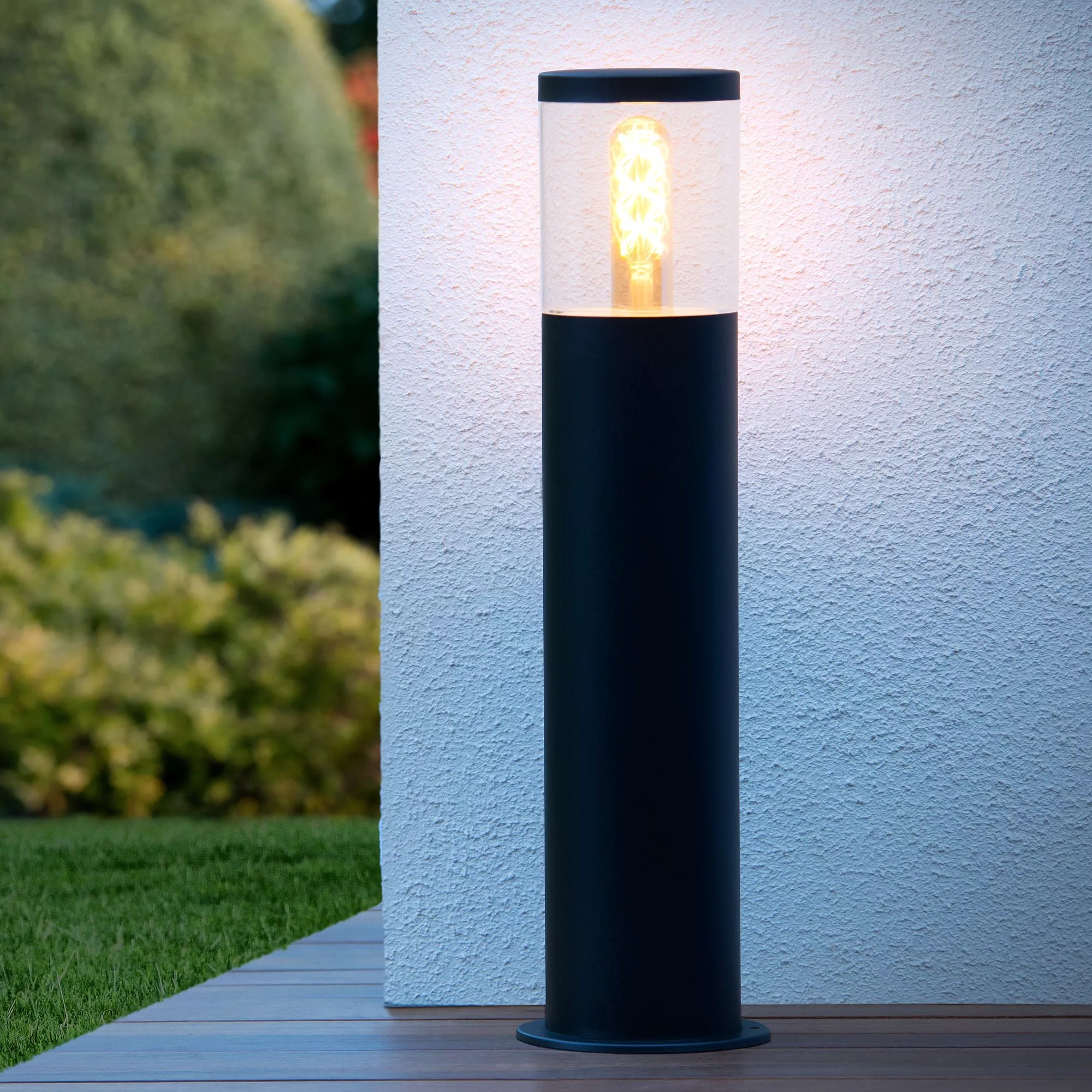 Lucide Fedor - lampe de jardin - Ø cm - IP44 - noir