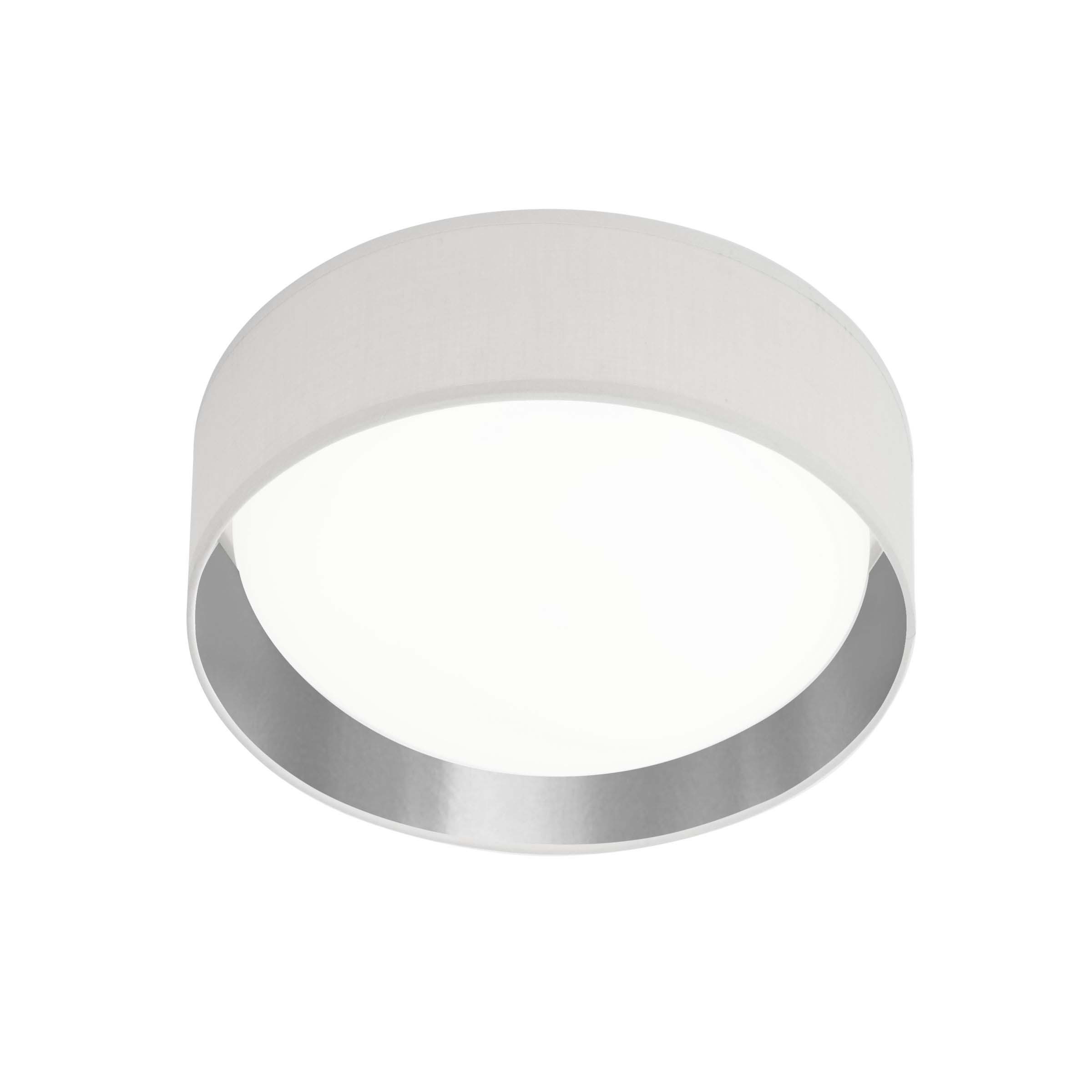 Searchlight Gianna - plafonnier - Ø ,5 cm - 25W LED inclus - argenté