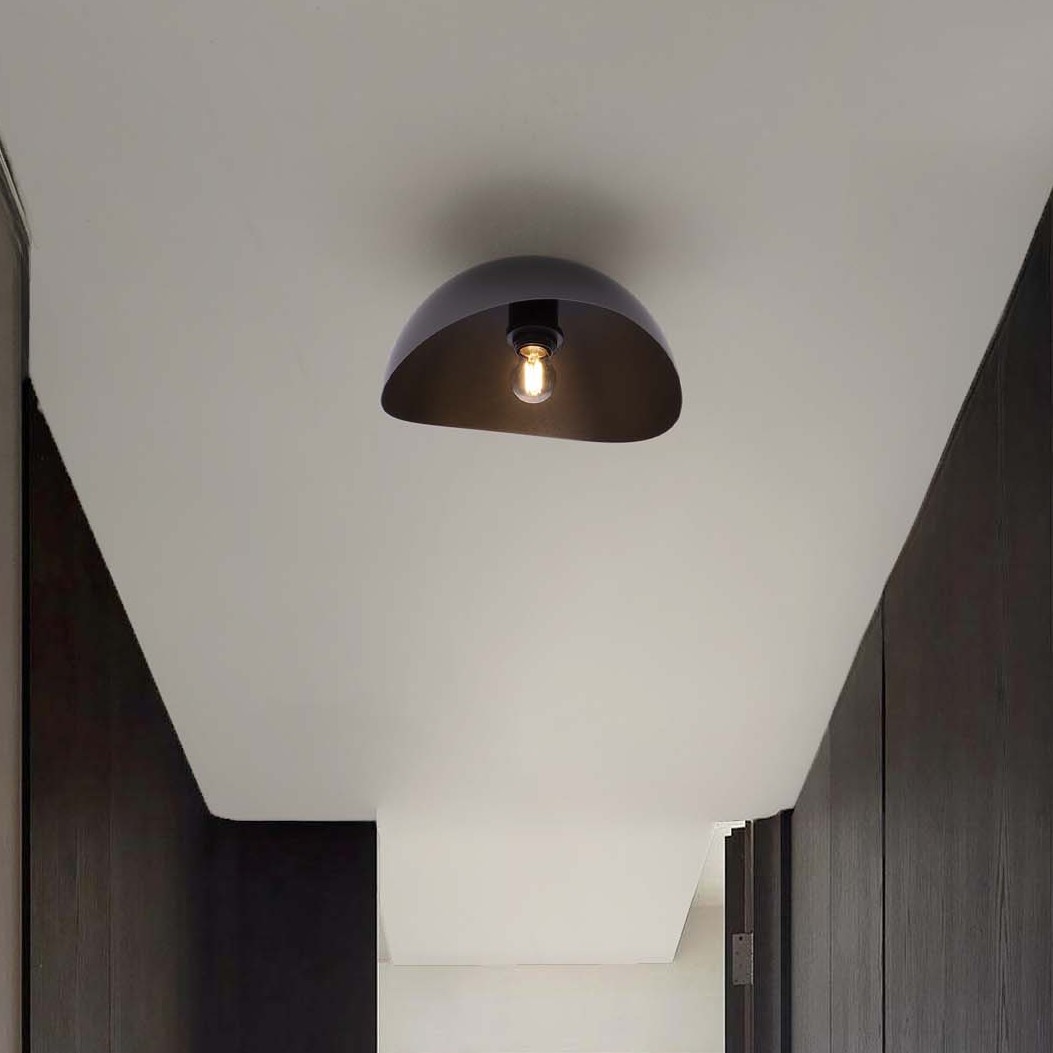 Nova Luce Opsi - plafonnier - Ø cm - noir sablé — vue 4