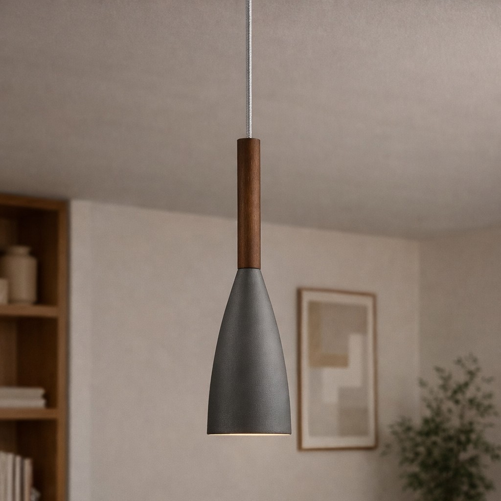 Design for the People Pure 10 - lampe suspendue - Ø cm - gris et marron