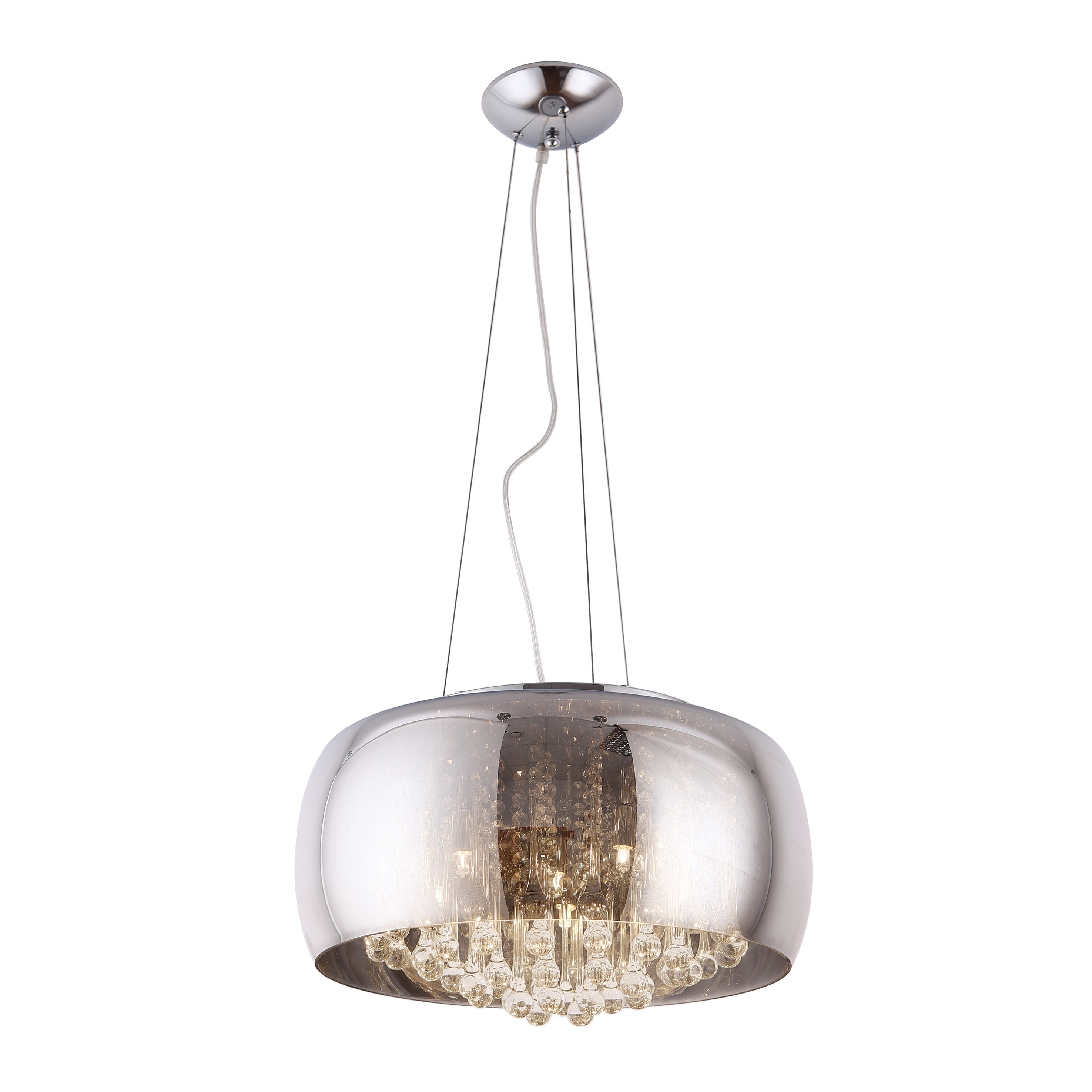Maxlight Moonlight - lampe suspendue - Ø cm - chrome