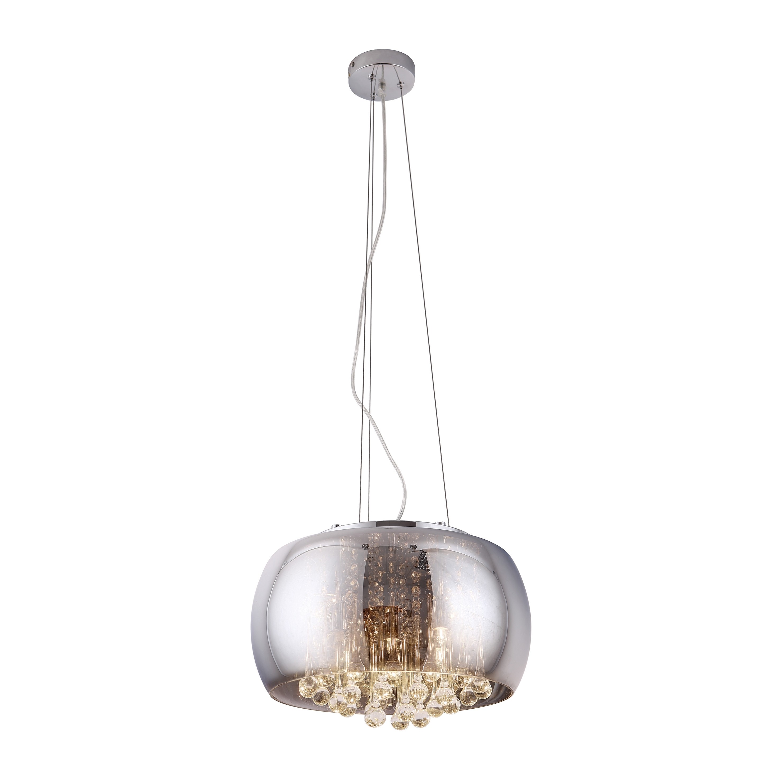 Maxlight Moonlight - lampe suspendue - Ø cm - chrome