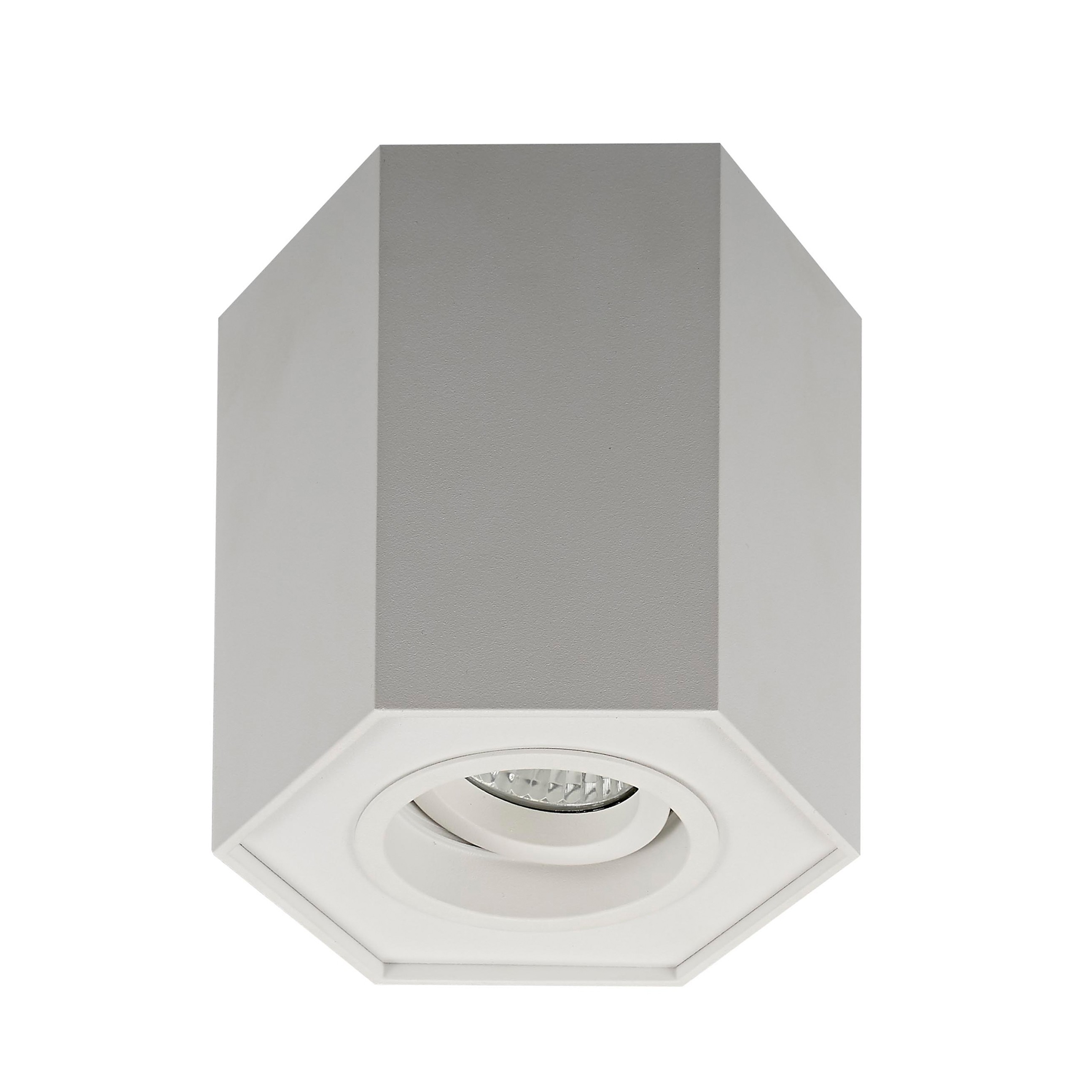 Zuma Line Polygon CL R - spot en saillie 1L - cm - blanc