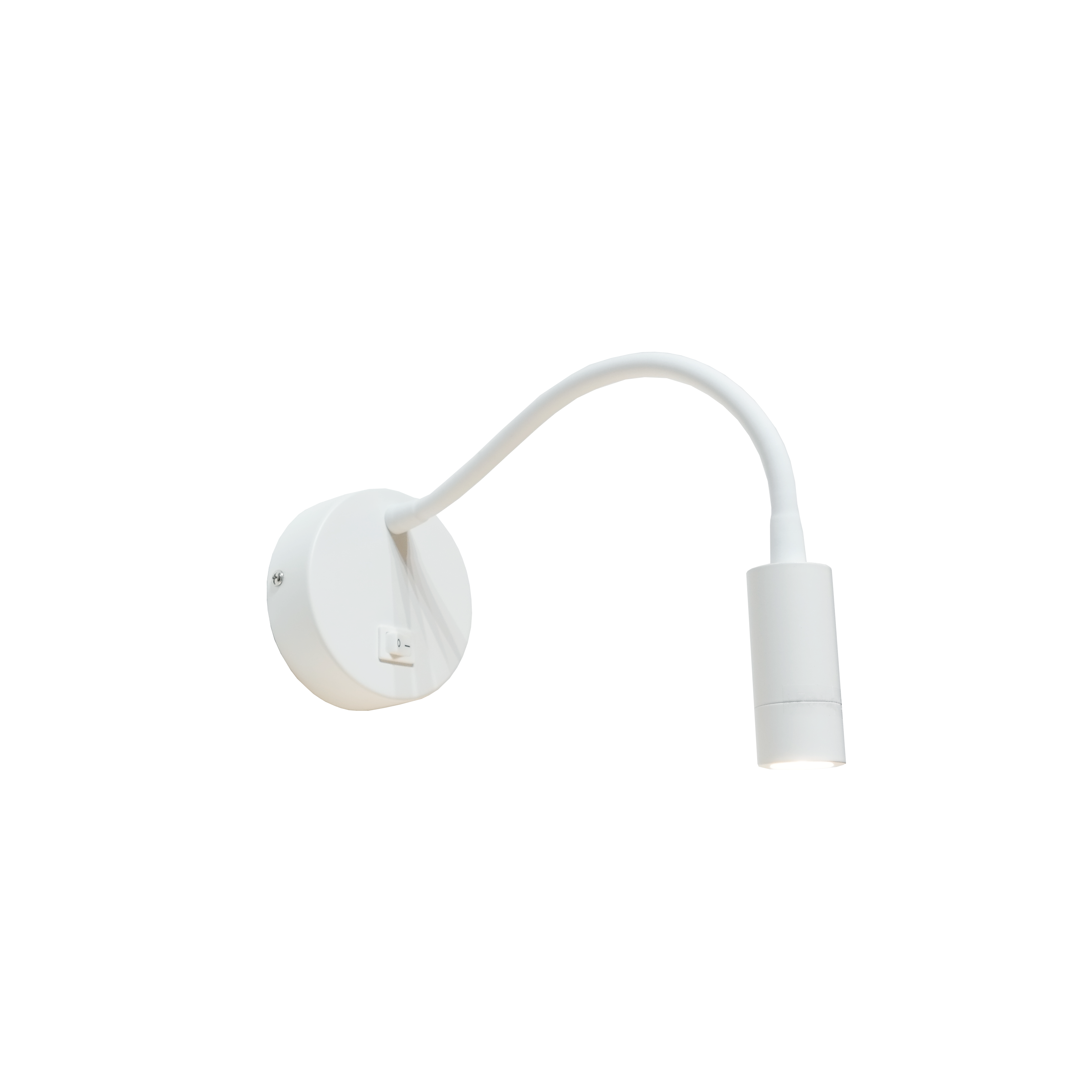 Artdelight Flexi - applique murale avec interrupteur - Ø cm - 3W LED inclus - blanc