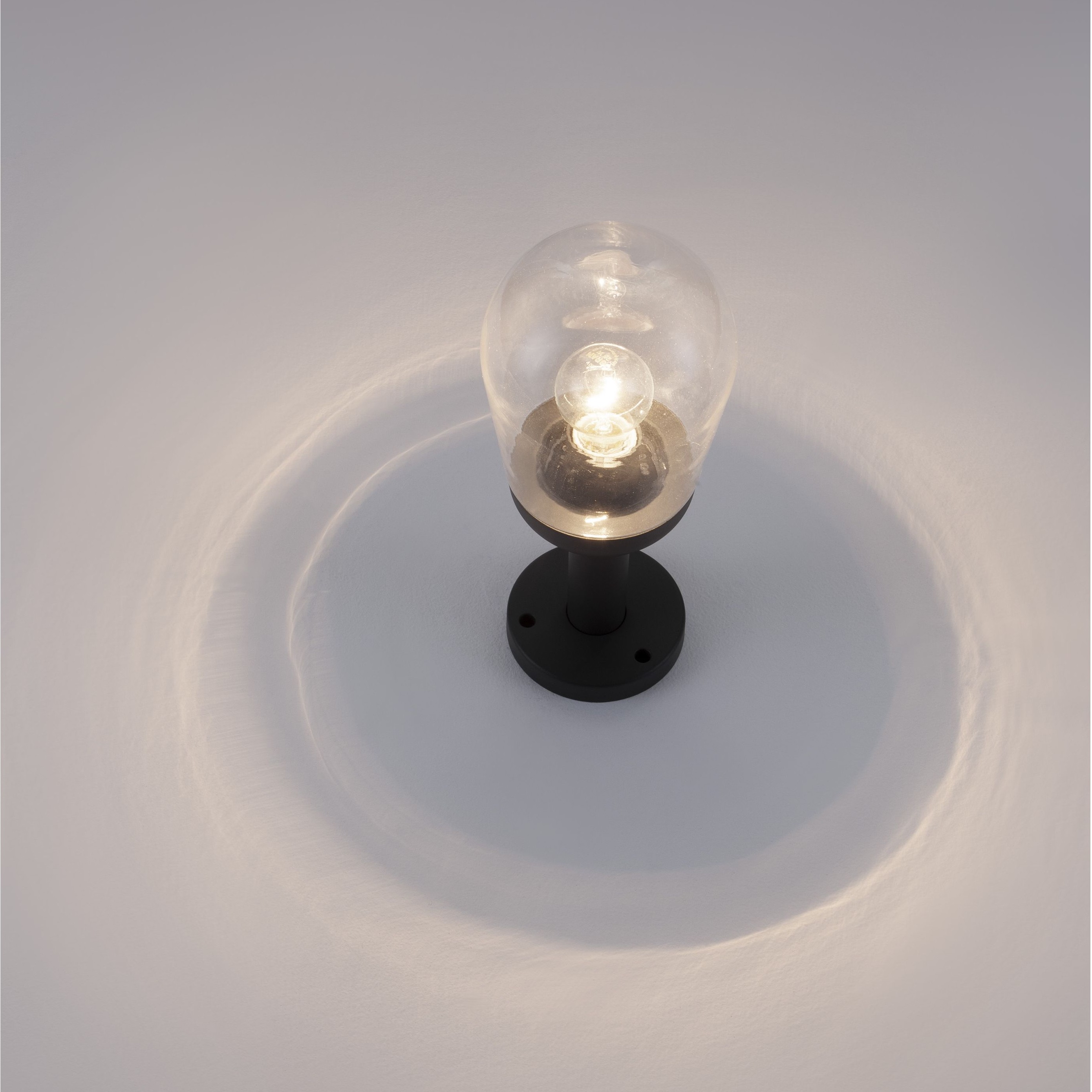 Nova Luce Omika - lampe de jardin - Ø cm - IP54 - gris foncé