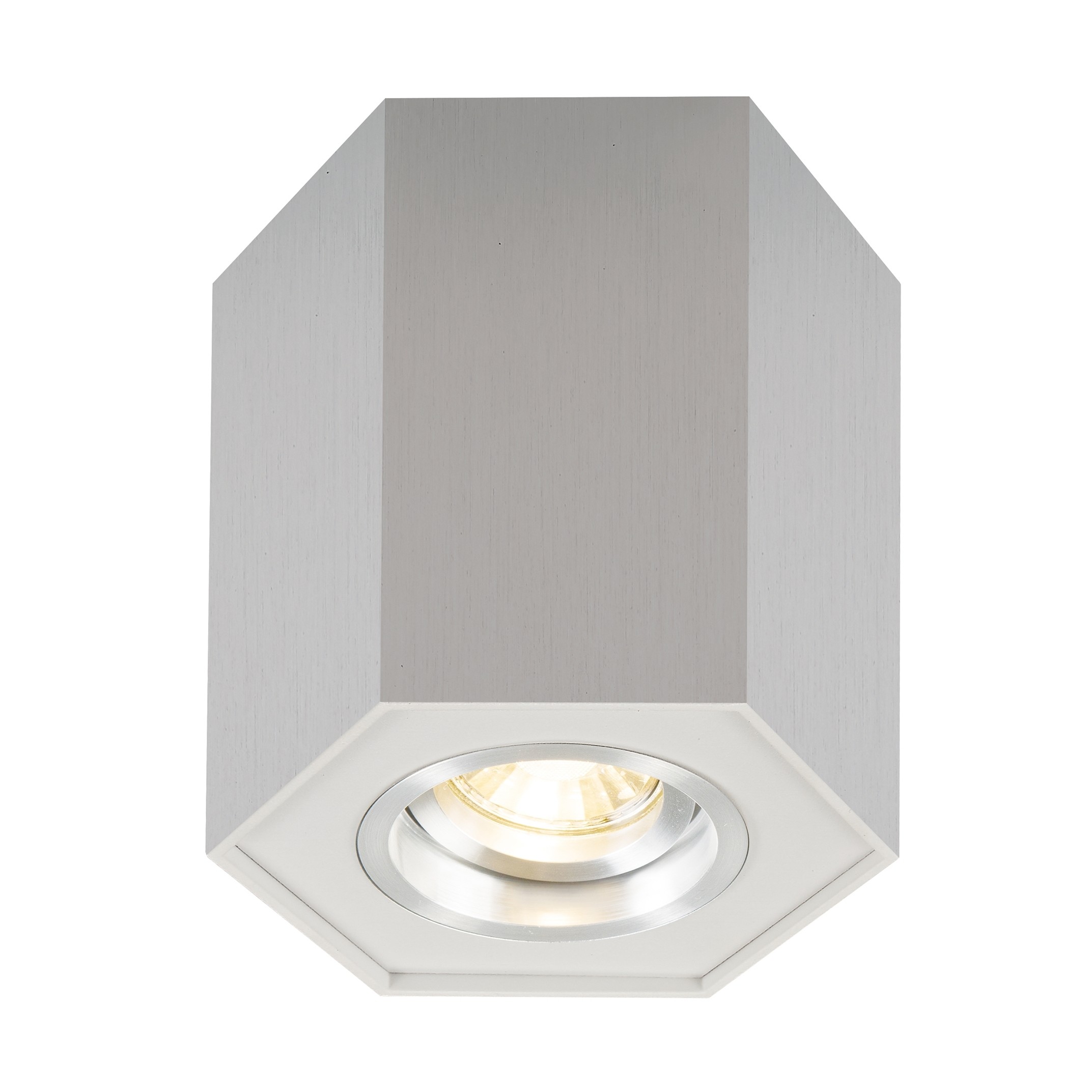 Zuma Line Polygon CL R- spot en saillie 1L - - argent