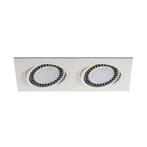 Zuma Line Boxy DL 2 - spot encastré 2L - mm, mm format encastré - blanc