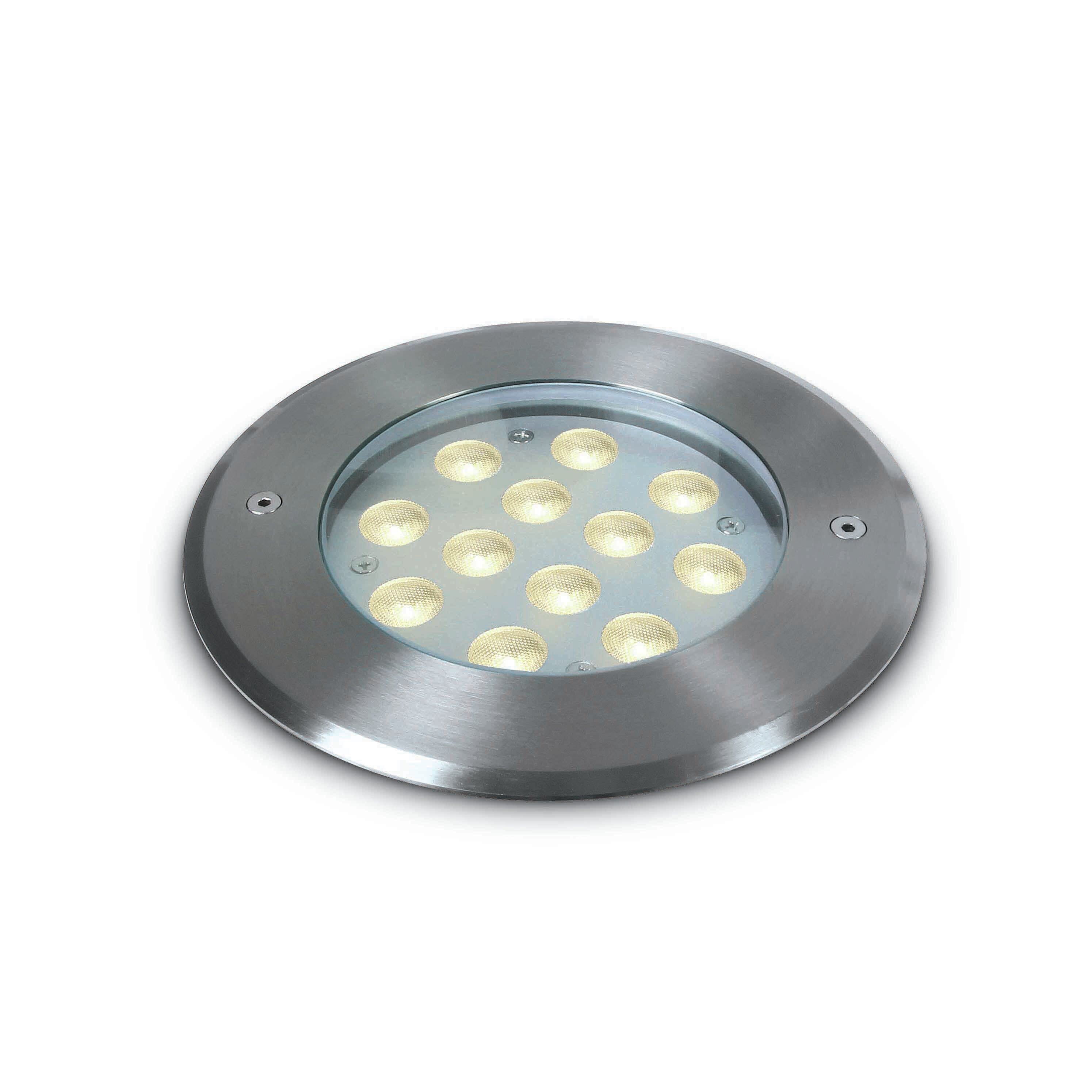 ONE Light LED Underwater Range - projecteur sous-marin à LED - Ø 190 mm, Ø 175 mm encastrable - W LED dimmable inclus - IP68 - acier inoxydable