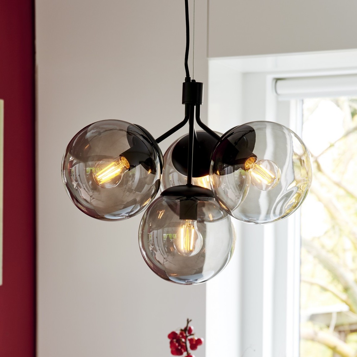 Nordlux Ivona - lampe suspendue - 54,2 x 54,2 x - noir