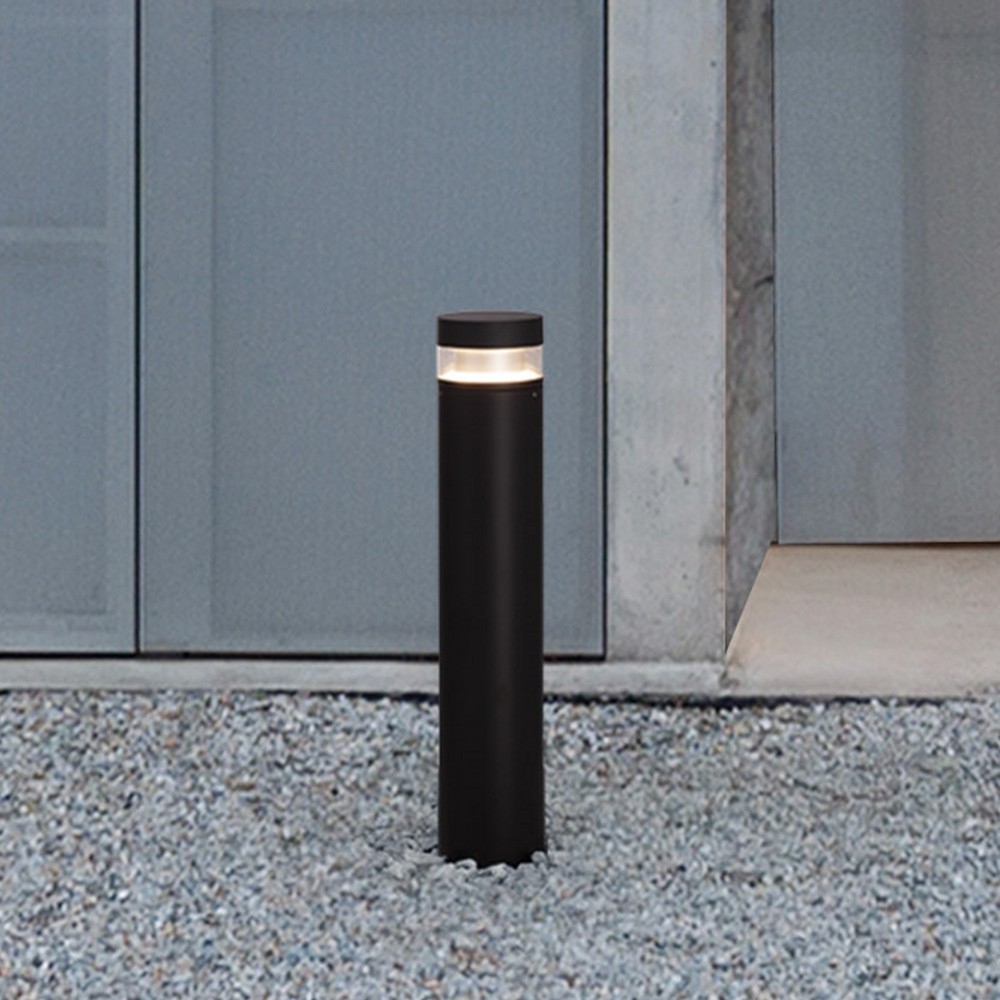 Nova Luce Tala - lampe de jardin - Ø 13,4 x - 12W LED inclus - IP54 - anthracite foncé