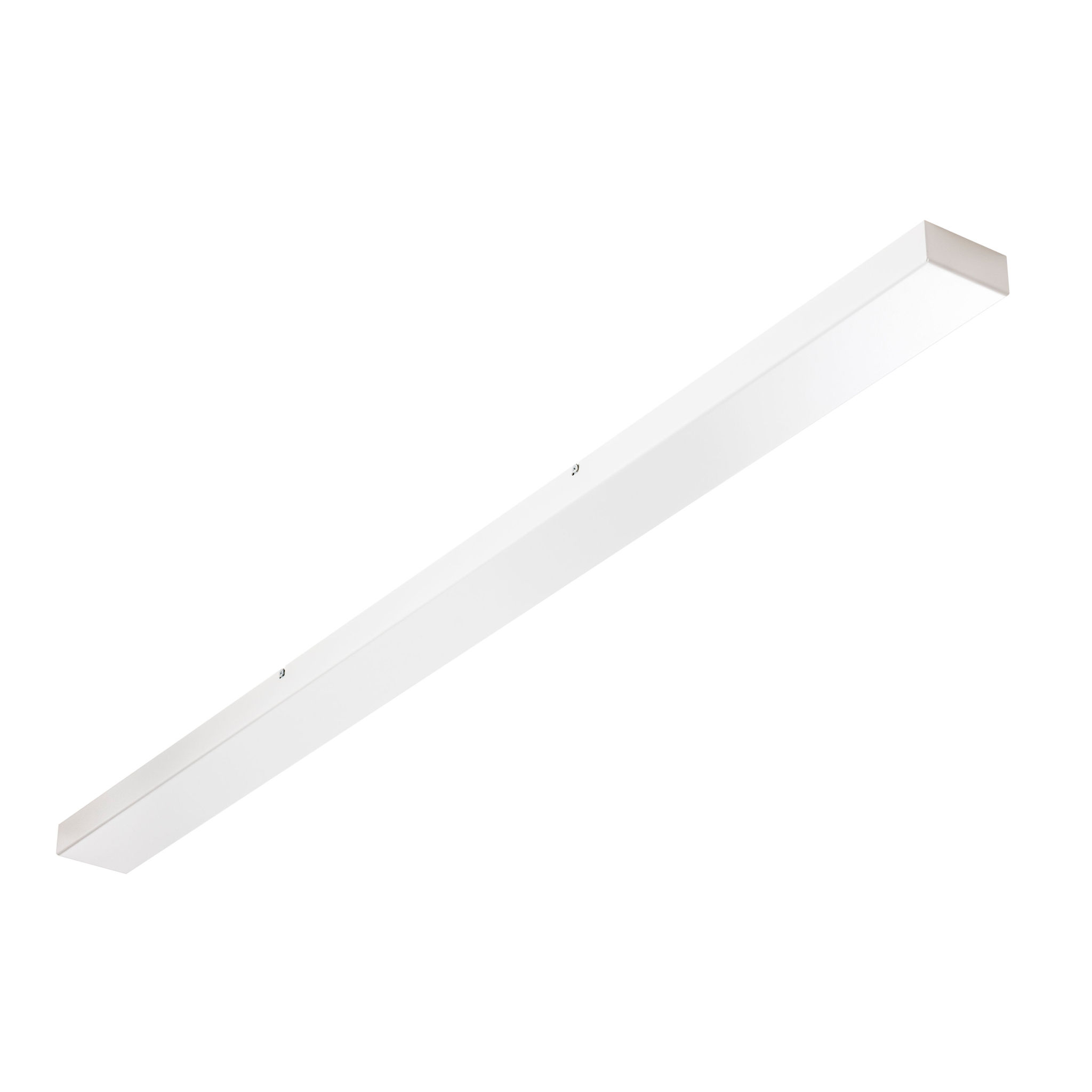 Perluci - plaque de plafond pour 2 points lumineux - x 2,5 cm - blanc