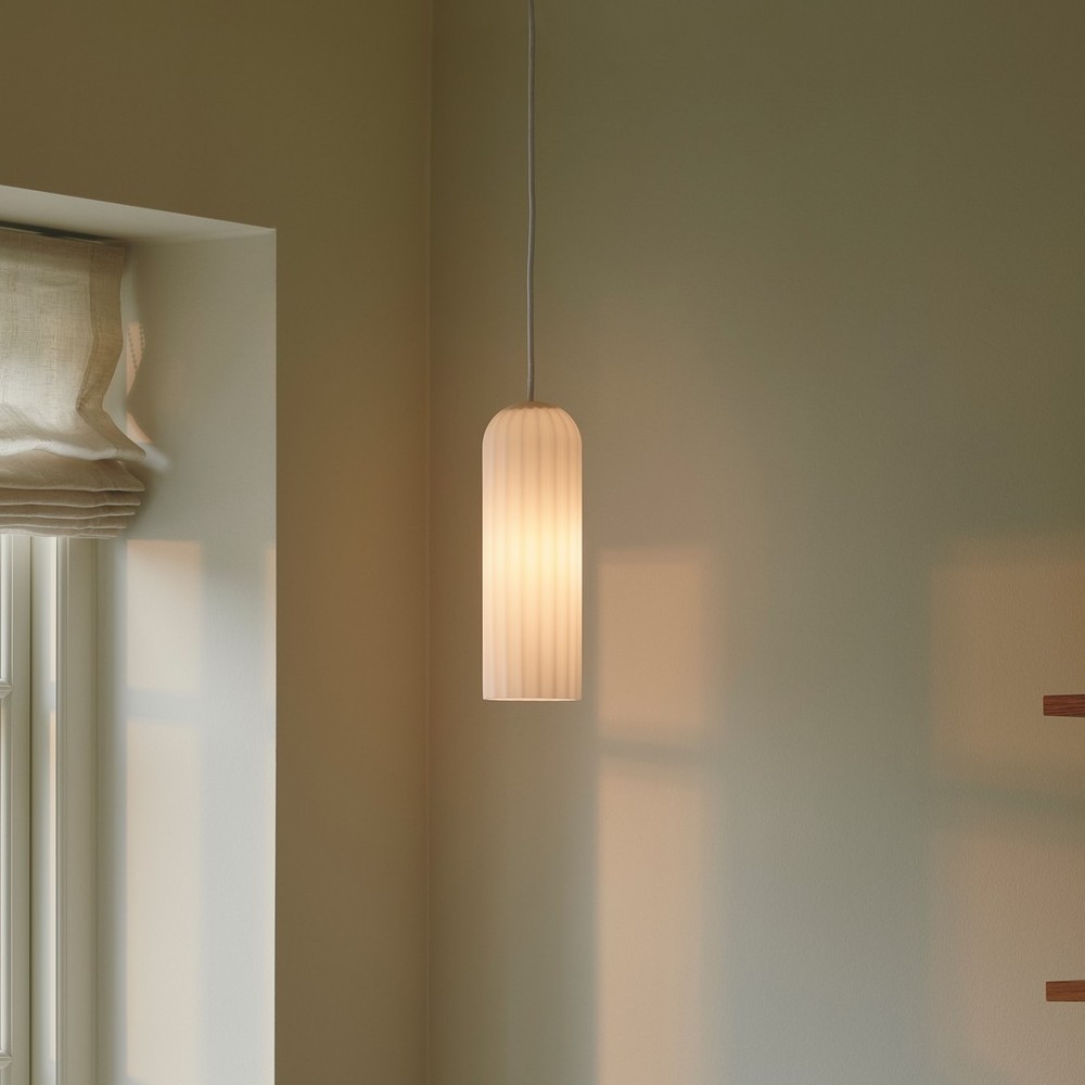 Nordlux Miella - lampe suspendue - Ø 12,3 x - blanc
