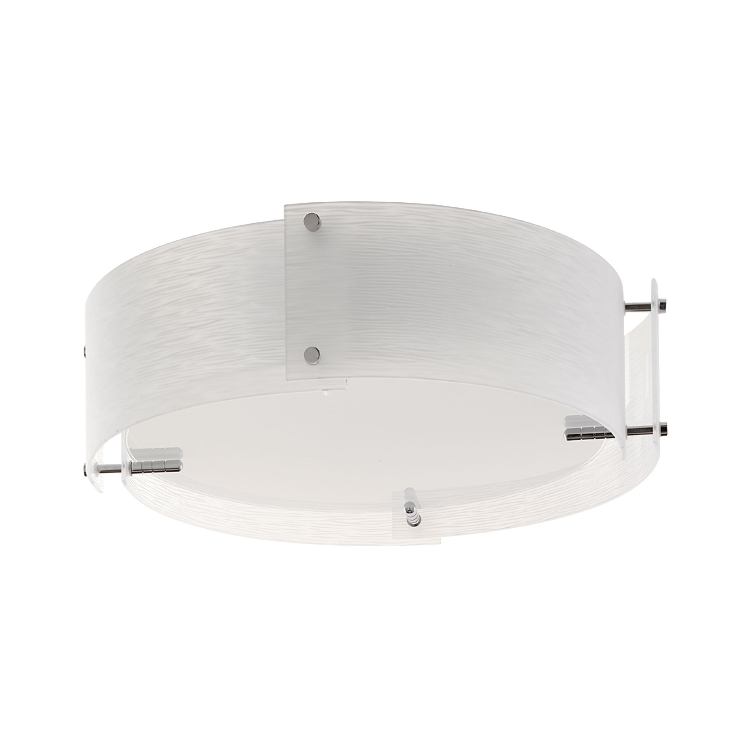 Searchlight Trinity - plafonnier - Ø cm - blanc
