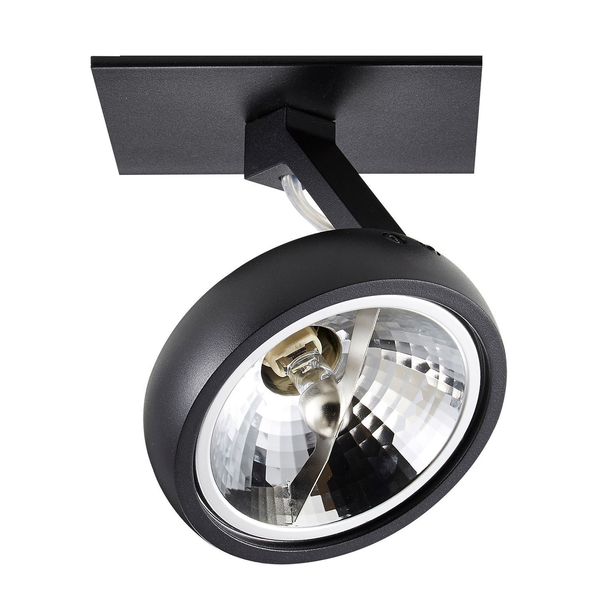 Zuma Line Gino DL 1 - spot en saillie avec rosace encastrée - cm - noir
