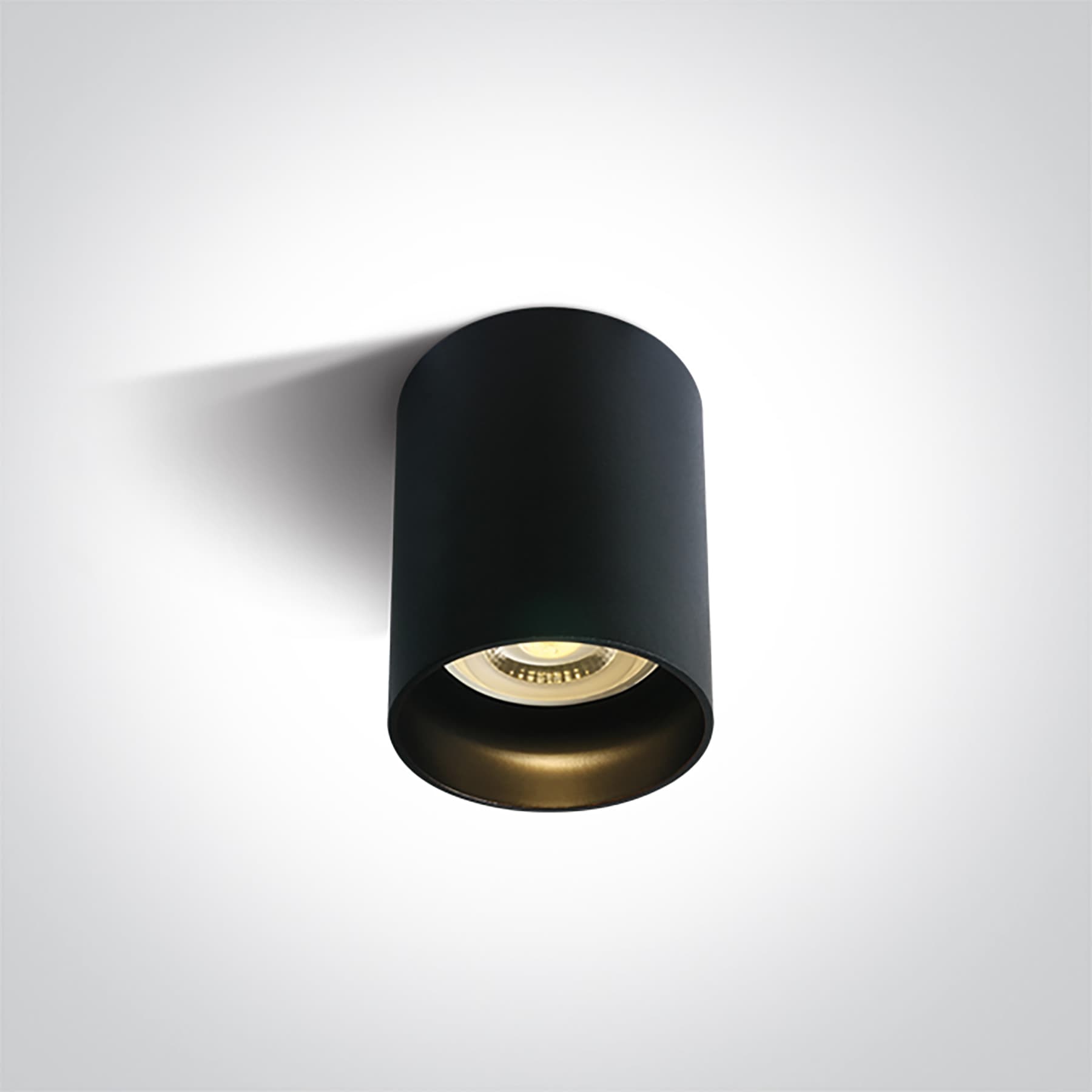 ONE Light GU10 Dark Light - spot en saillie 1L - Ø 6,8 x 9,5 cm - noir — vue 3