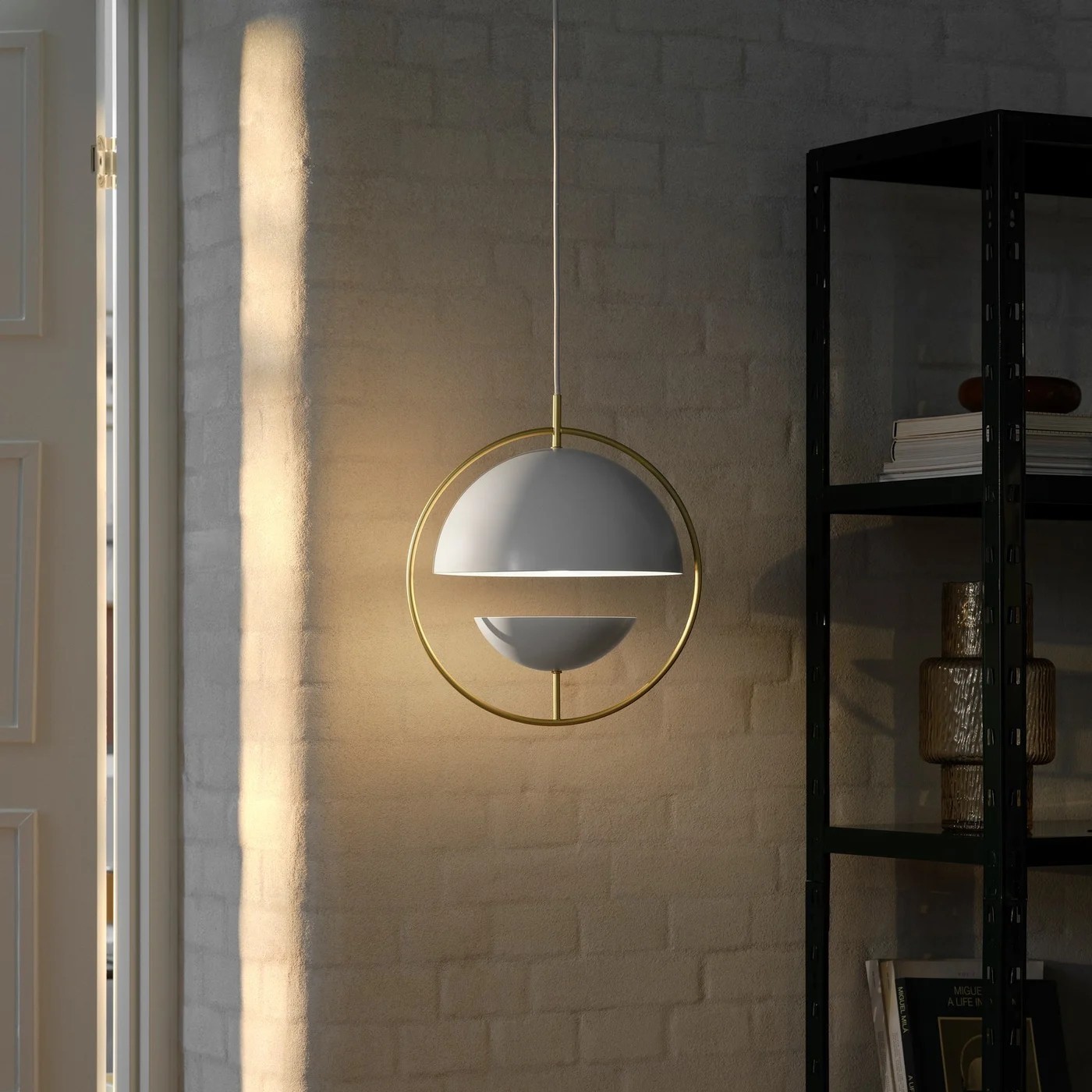 Nordlux Tavia - lampe suspendue - Ø cm - blanc