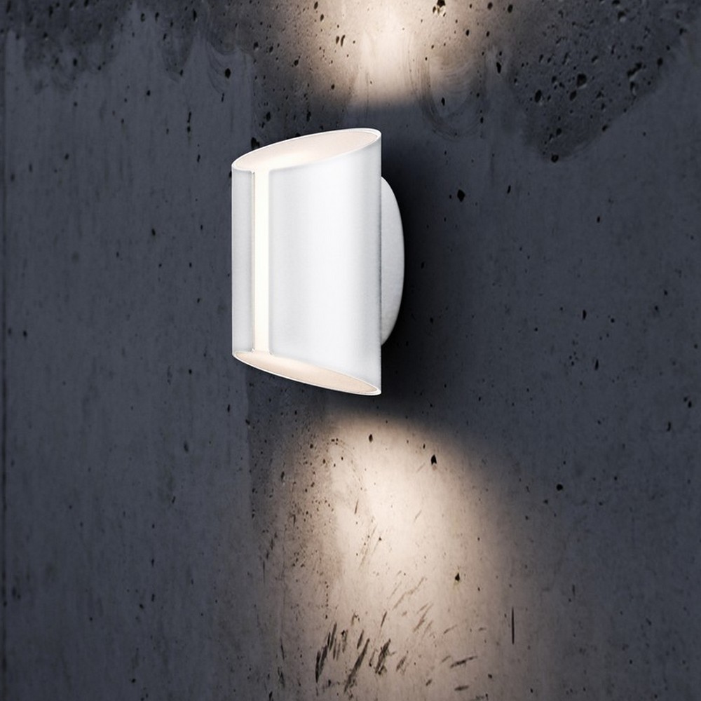Nordlux Smart Grip - applique murale - éclairage intelligent - 9,7 x cm - 9W LED inclus - IP54 - blanc