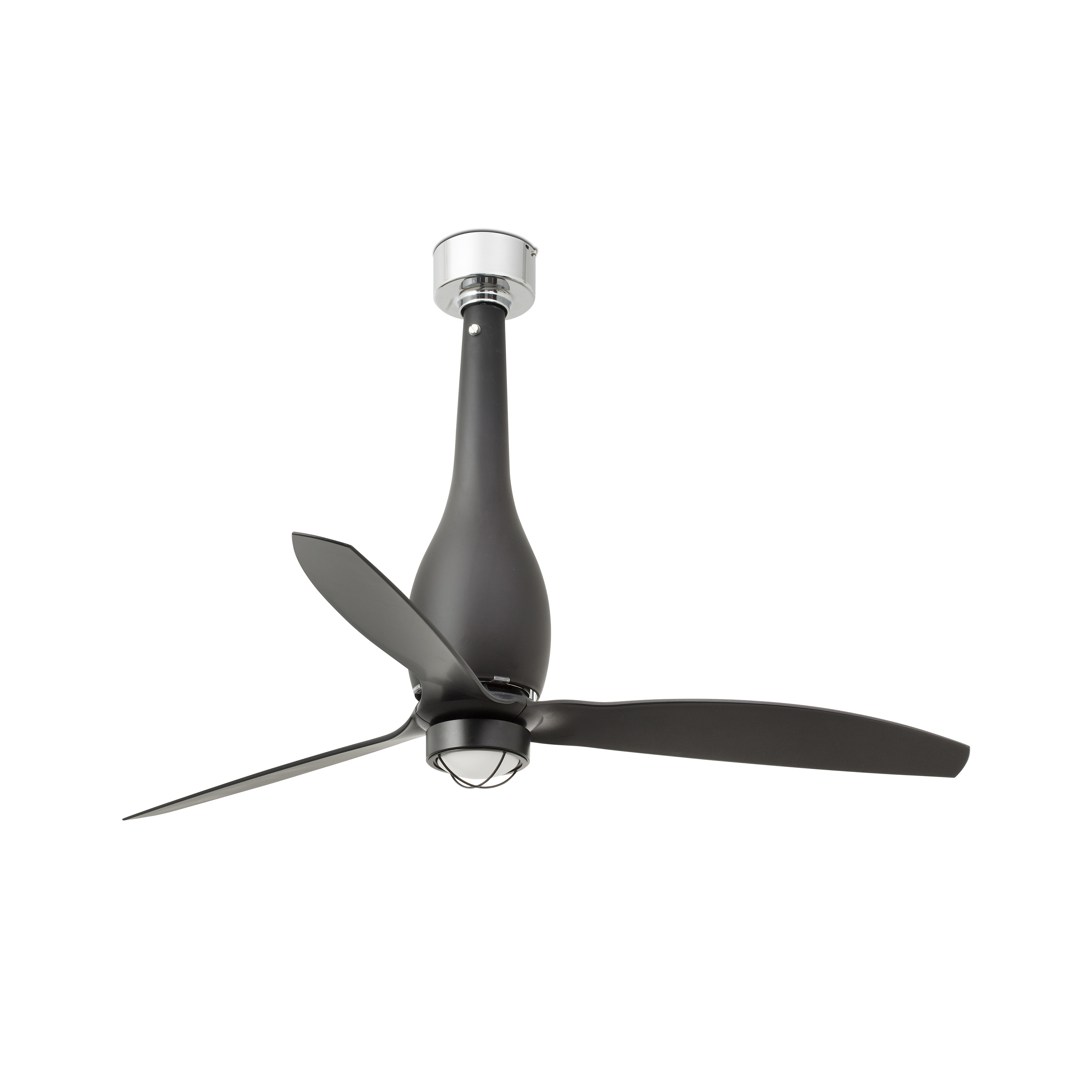 Faro Eterfan - ventilateur de plafond avec lumière et télécommande - Ø - 17W LED inclus - noir mat