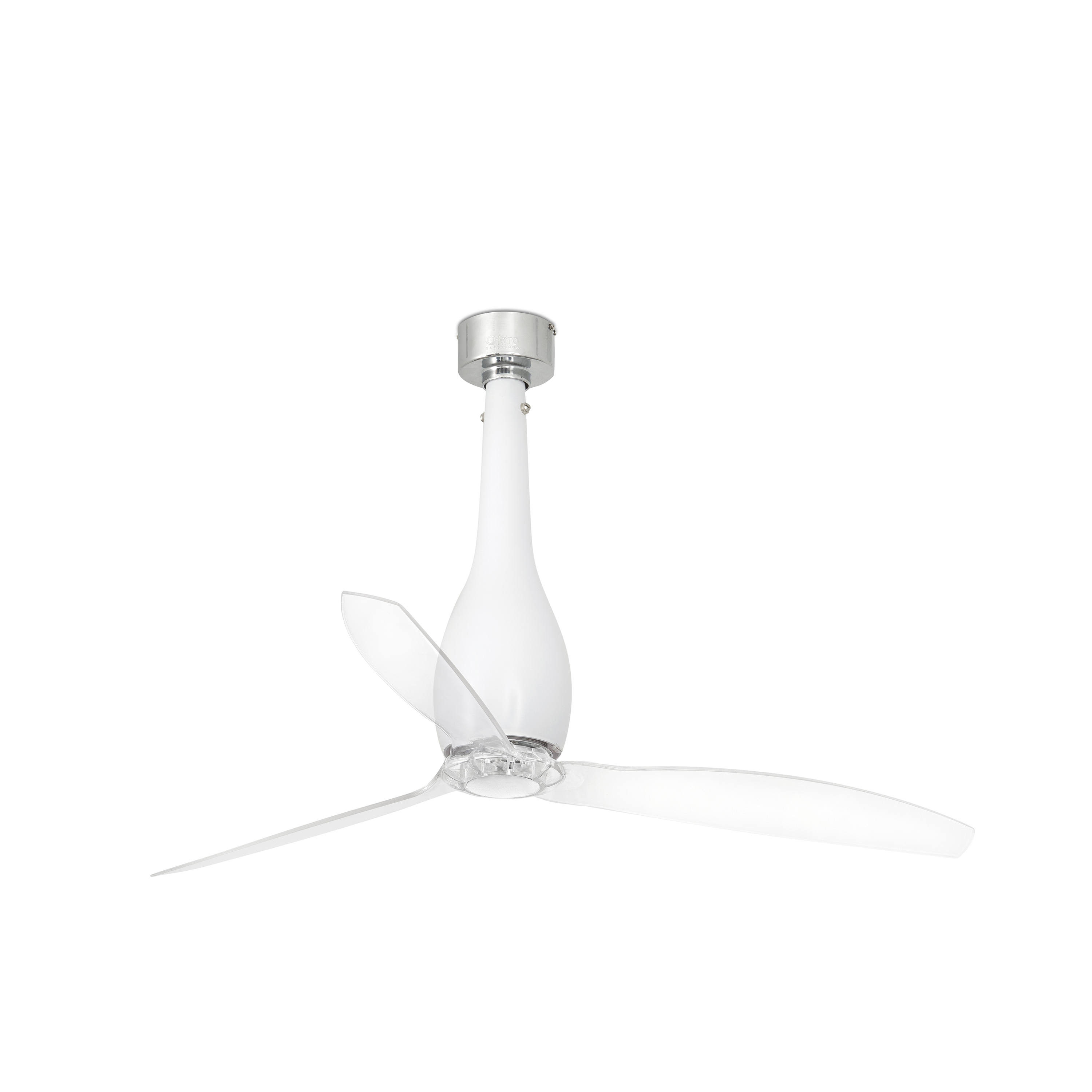 Faro Eterfan - ventilateur de plafond avec télécommande - Ø - blanc mat et transparent